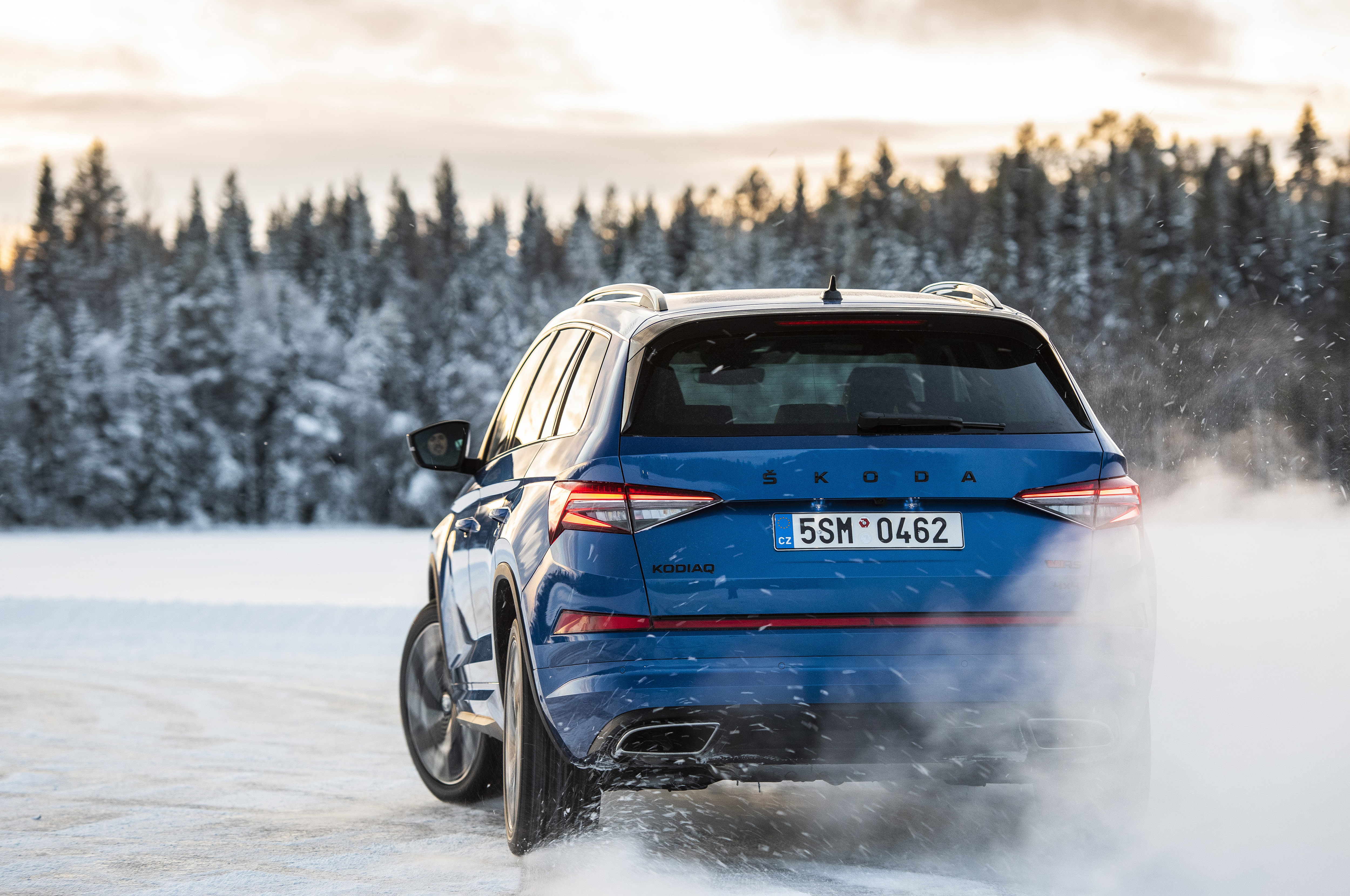 Skoda Snow Driving