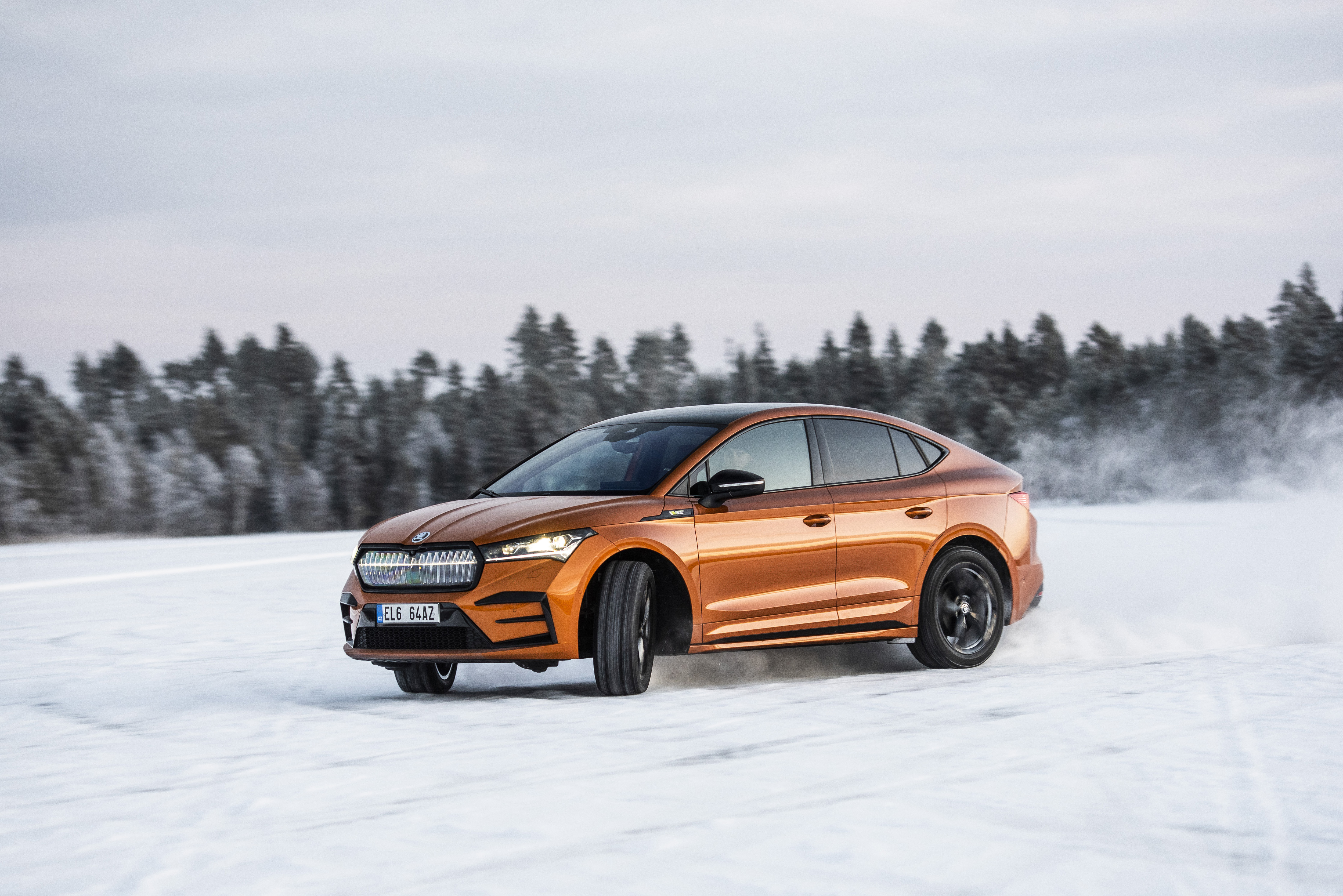 Skoda Snow Driving 