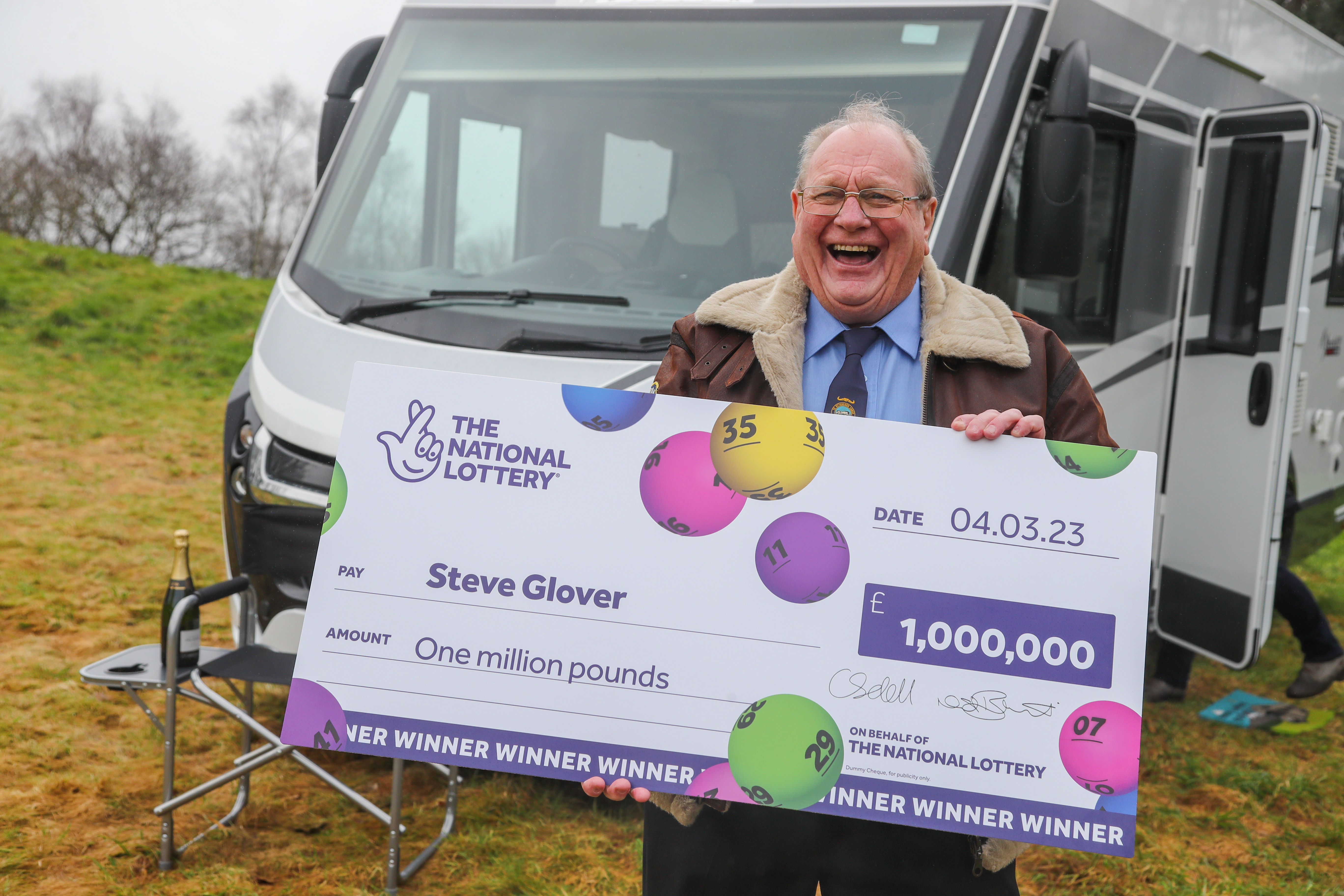 Steve Glover will return to the Scottish Highlands after his lotto win (Martin Bennett/National Lottery)