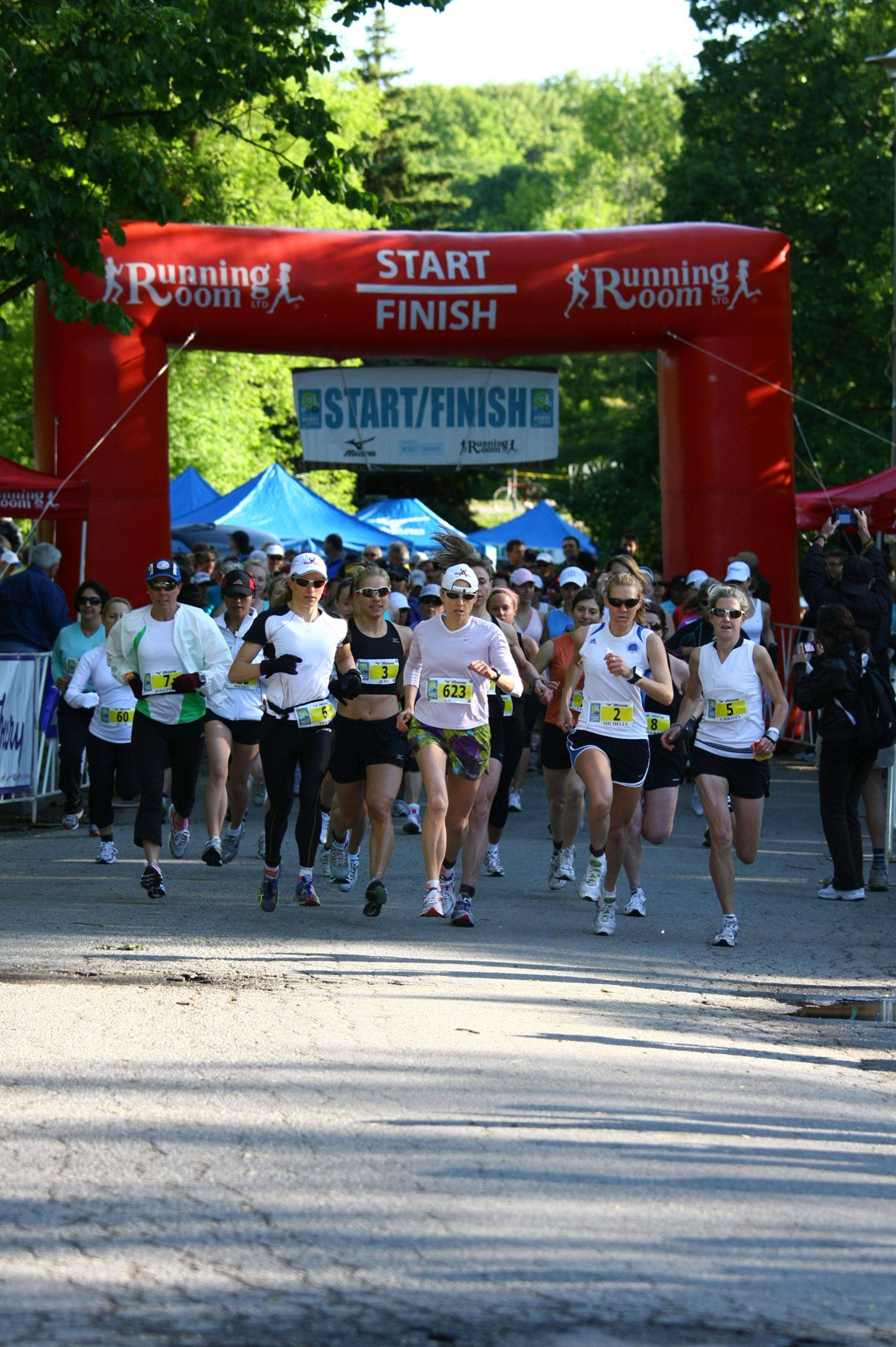 marathon start line