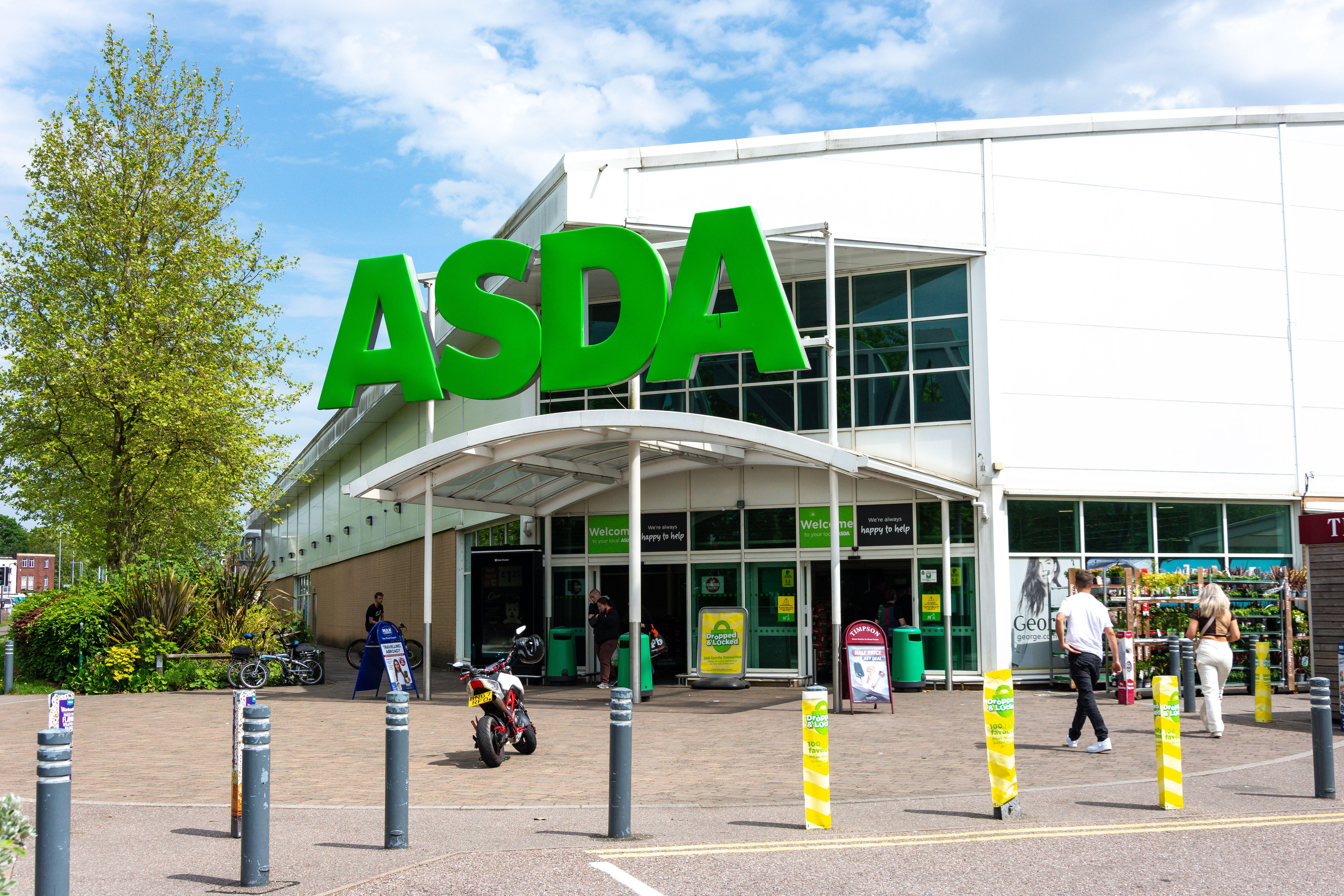 Exterior of an Asda supermarket