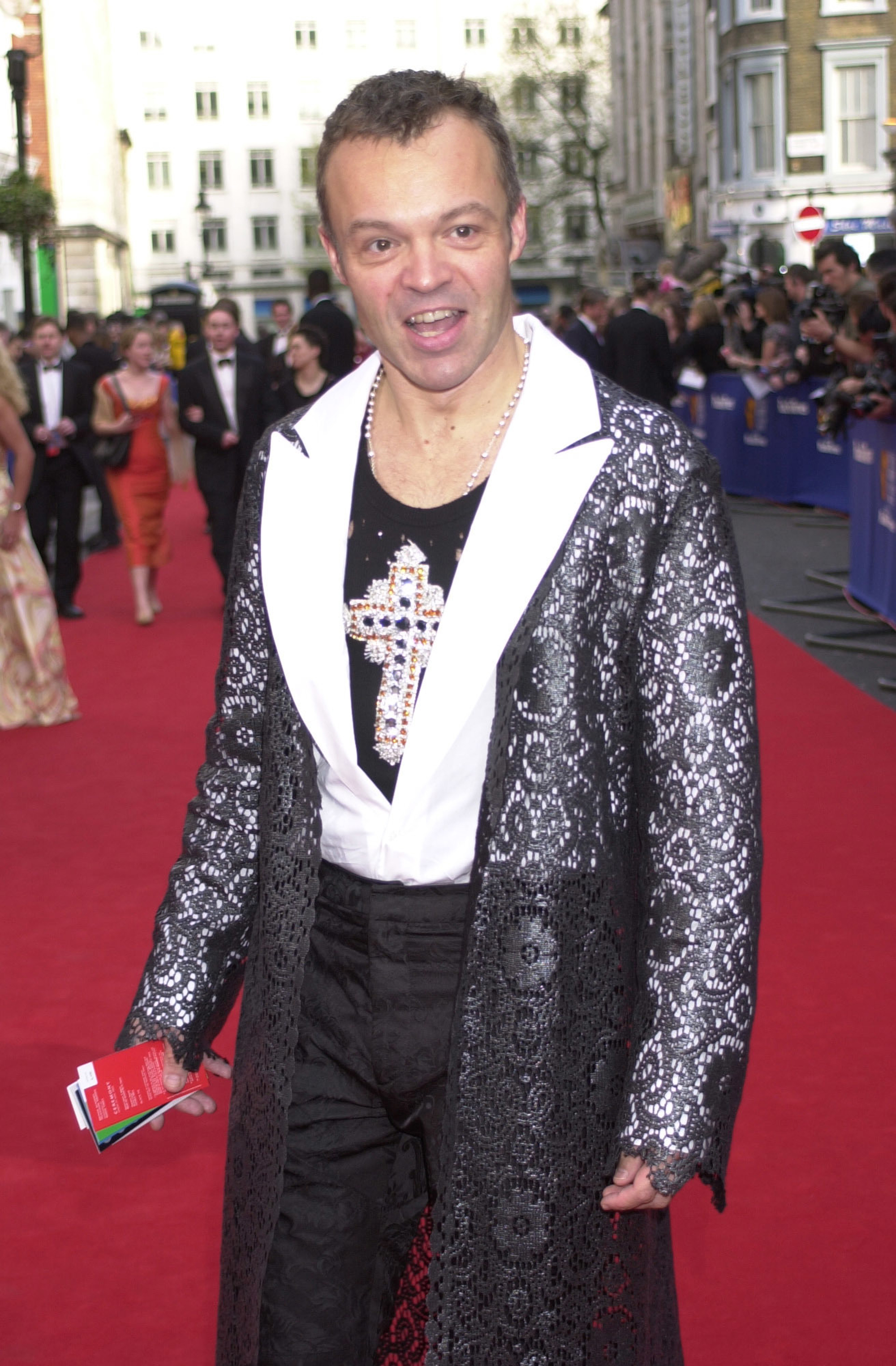 Graham Norton arrives at the 2002 British Academy Television Awards