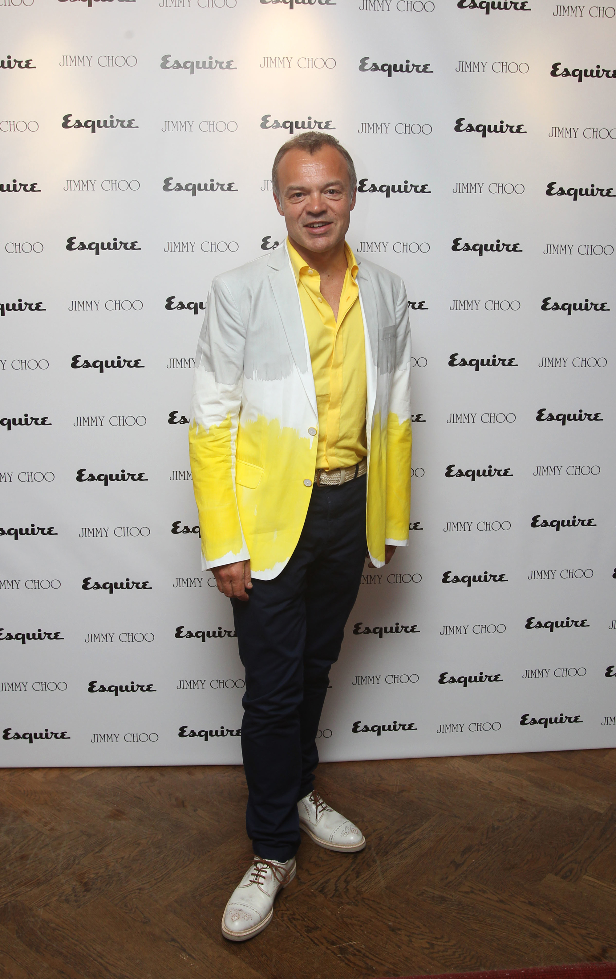 Graham Norton attends the Jimmy Choo and Esquire London Collections: Men opening night party in 2013