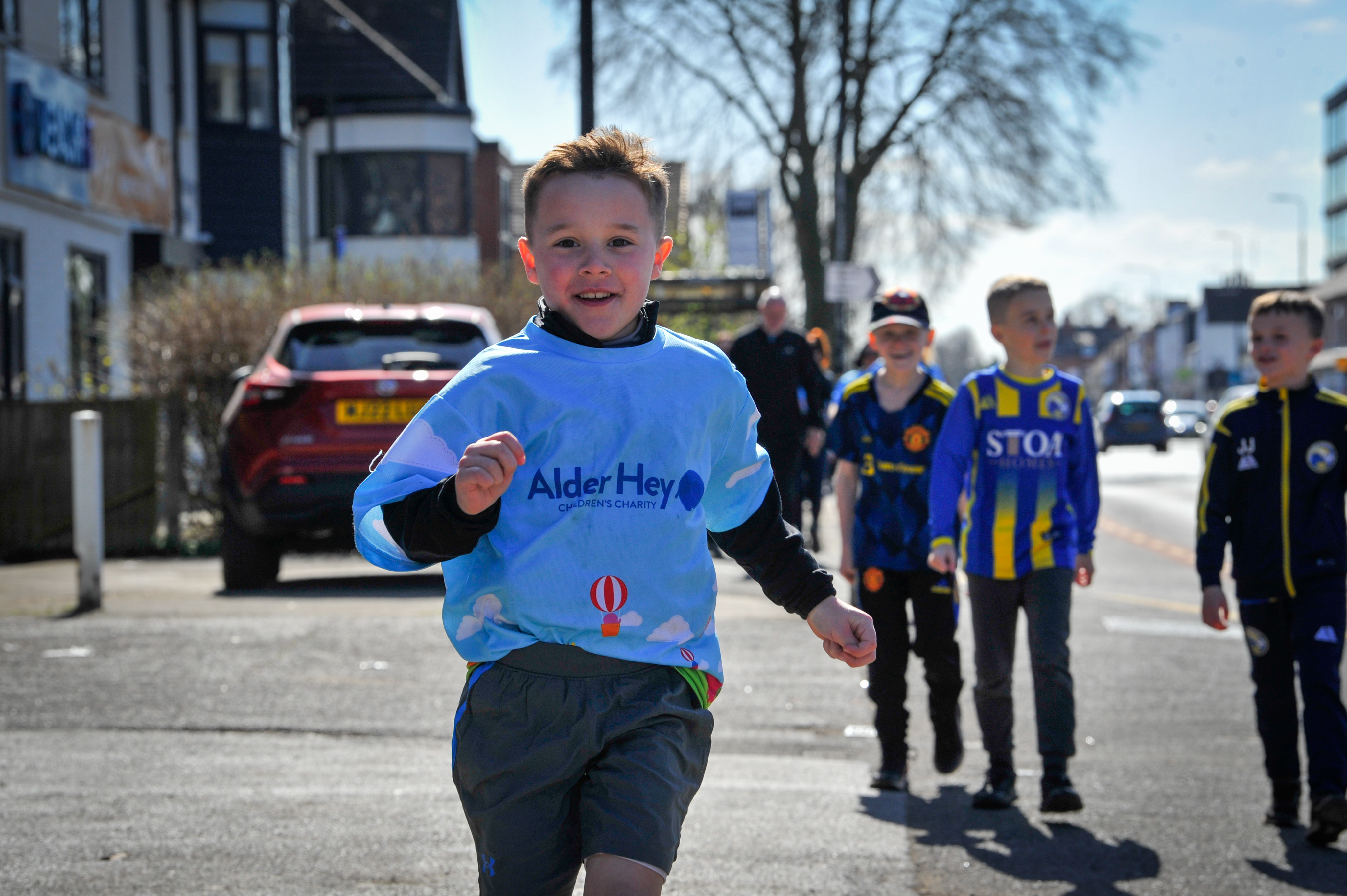 Boy running