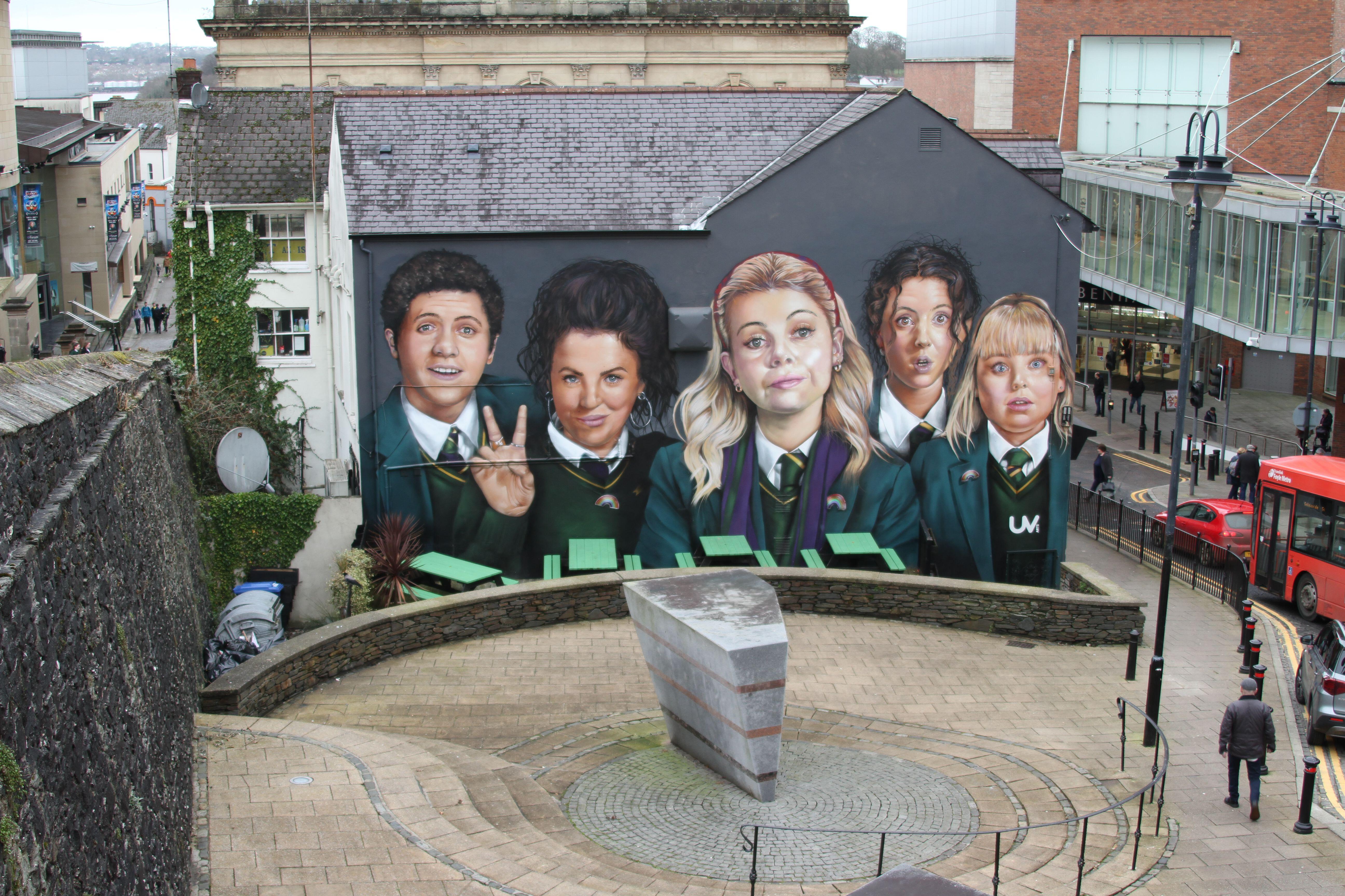 Derry Girls mural