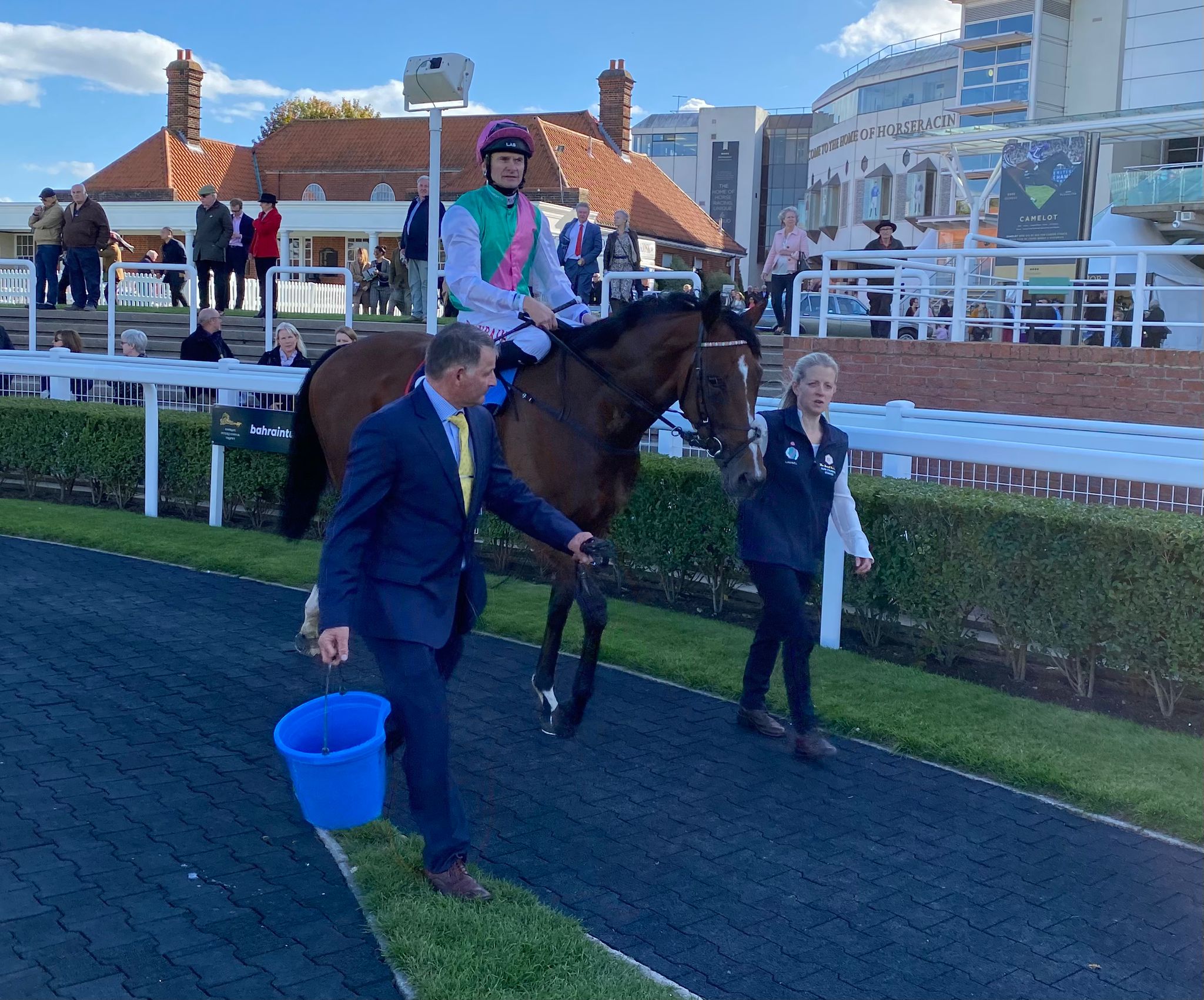 Laurel pictured on her debut at Newmarket