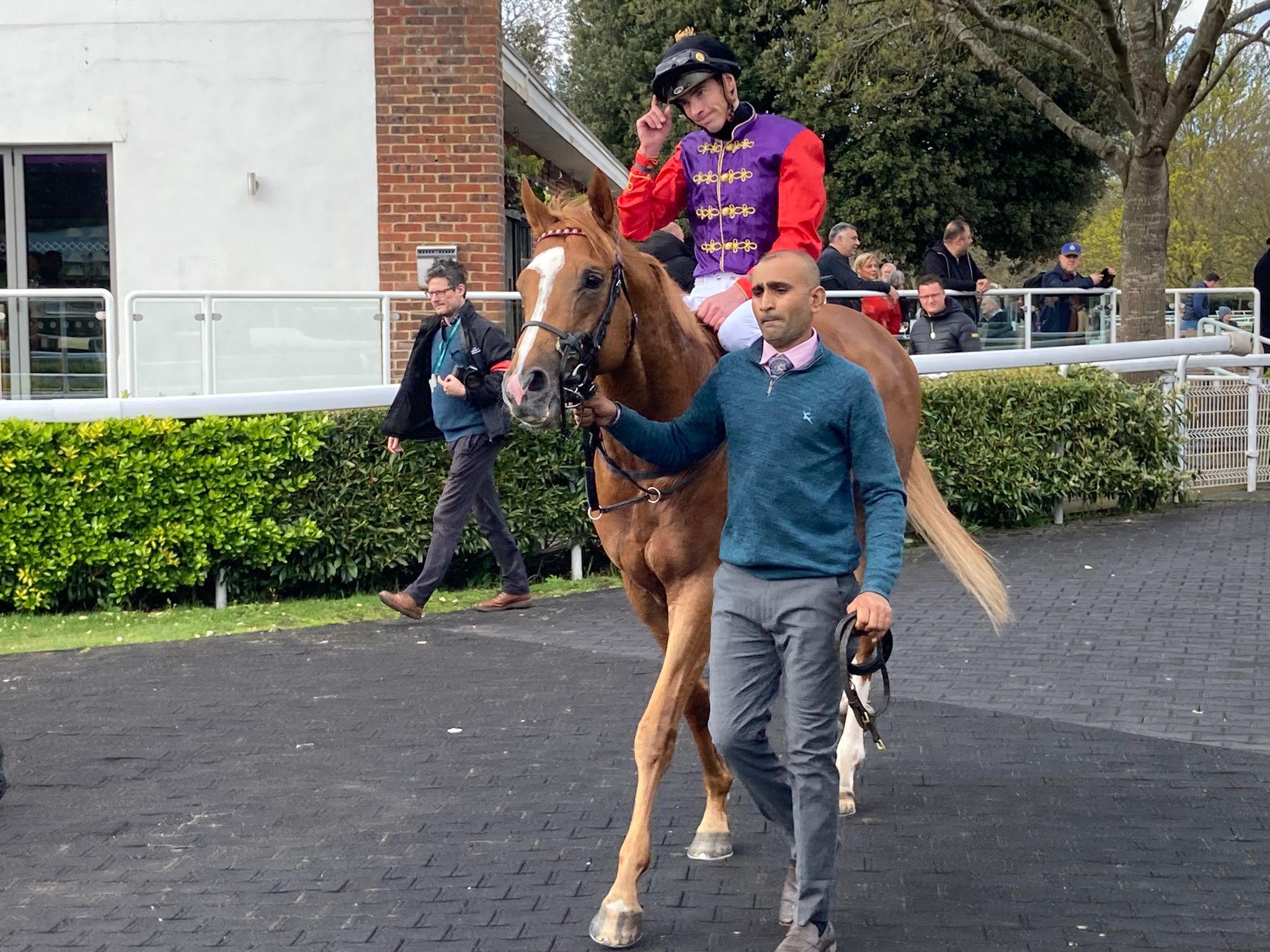 Slipofthepen after winning at Kempton