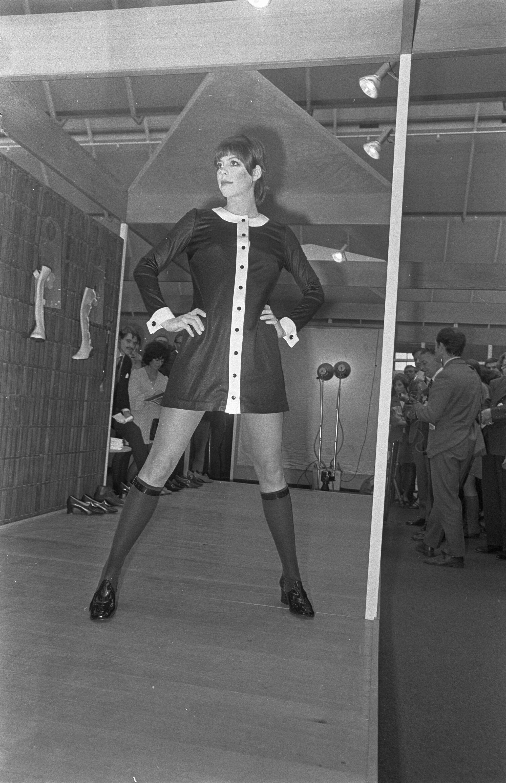A Mary Quant shift dress on show in 1969