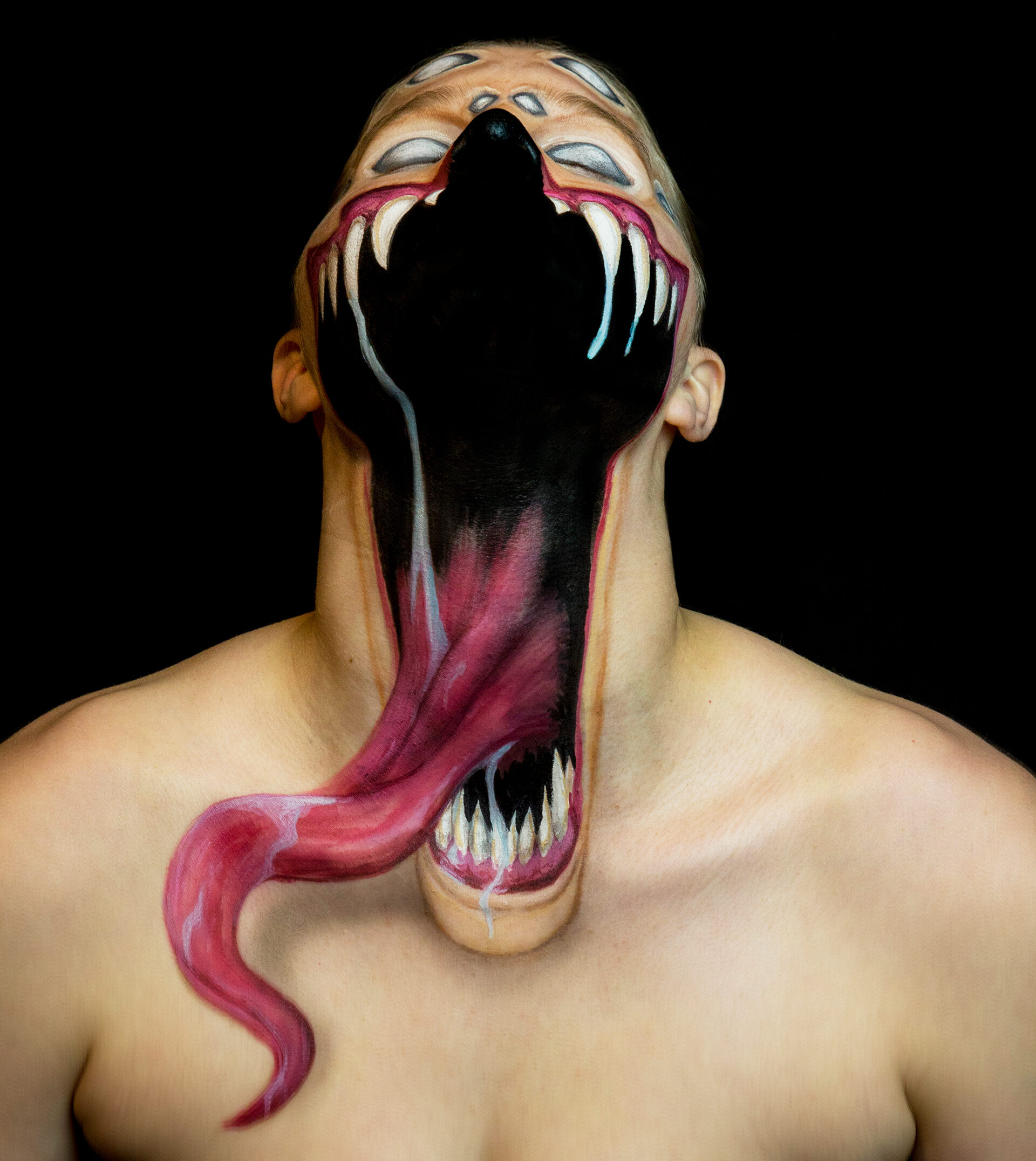 Kim Witte Venom body paint