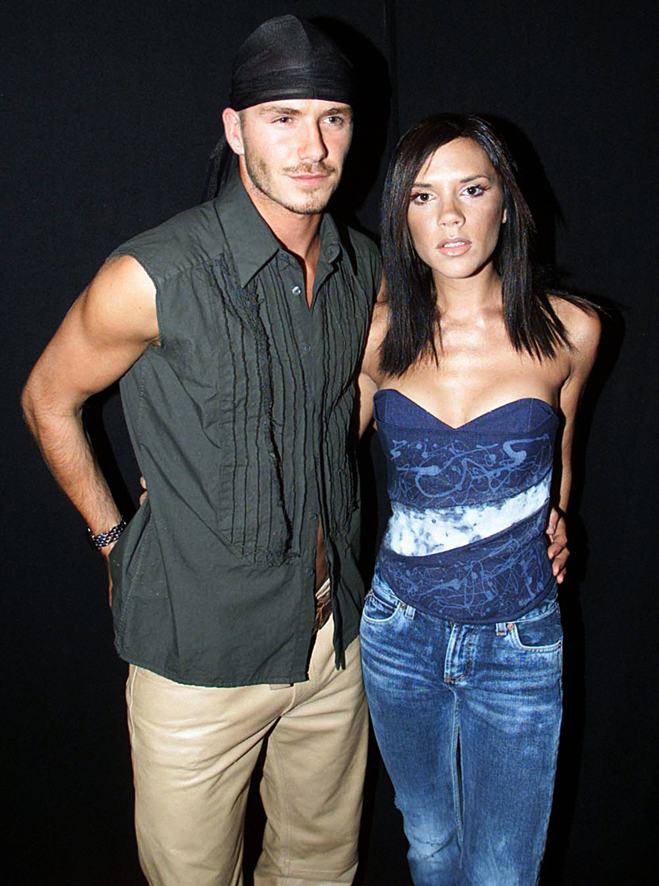 David and Victoria Beckham in 2000