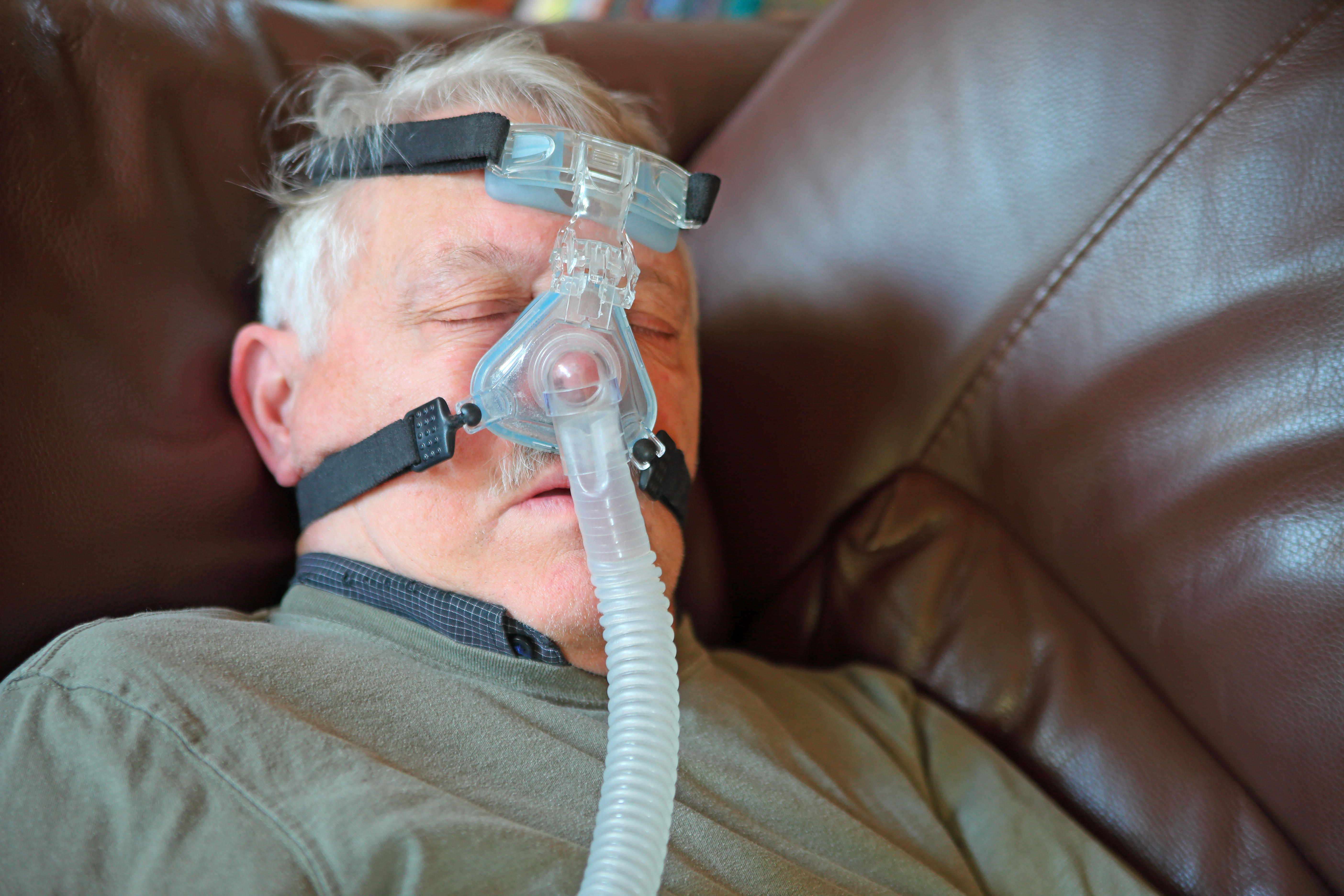 Continuous positive airway pressure for snoring