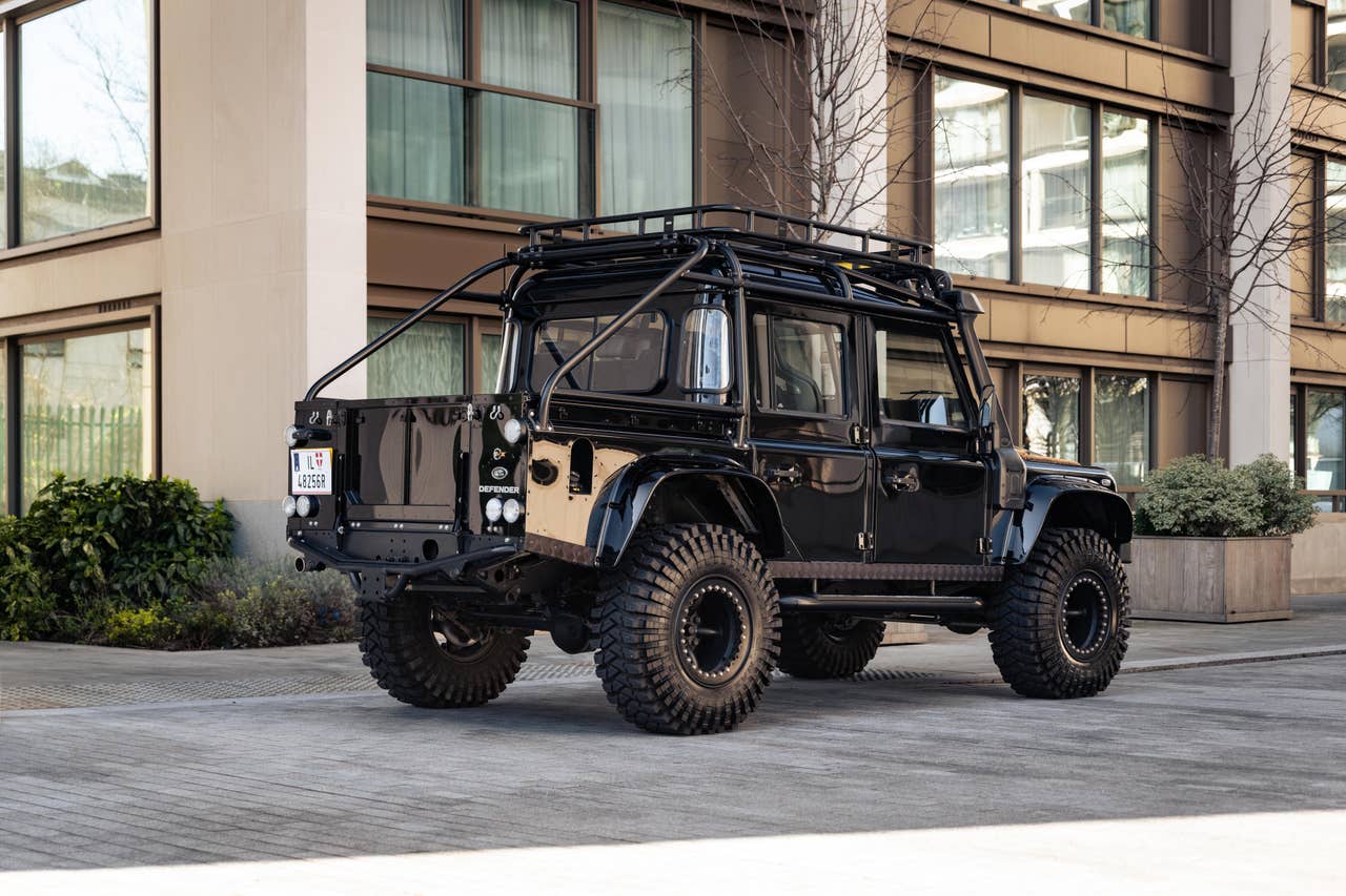 Land Rover Defender SVX from James Bond’s Spectre is being sold