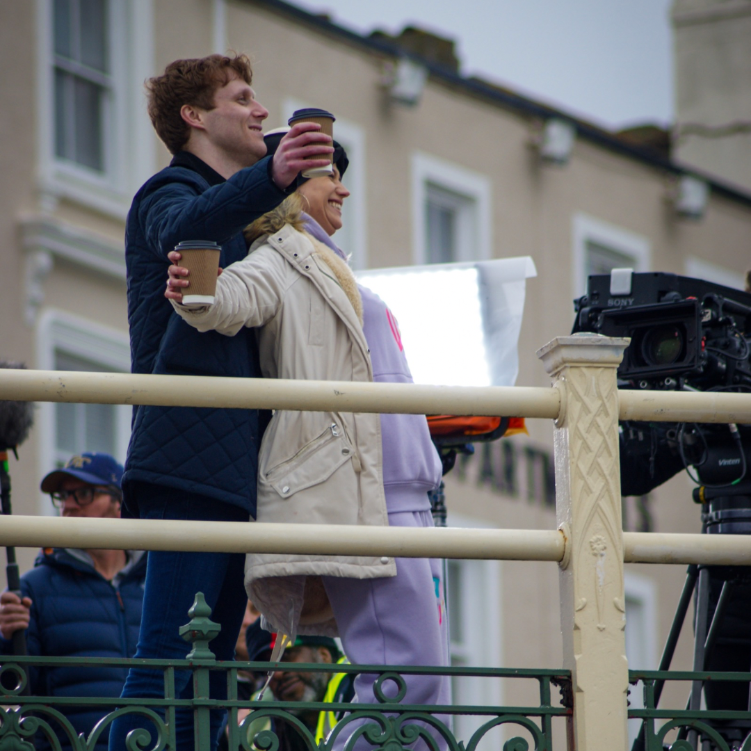 Eastenders actors Jamie Borthwick and Danielle Harold were photographed by the beach together