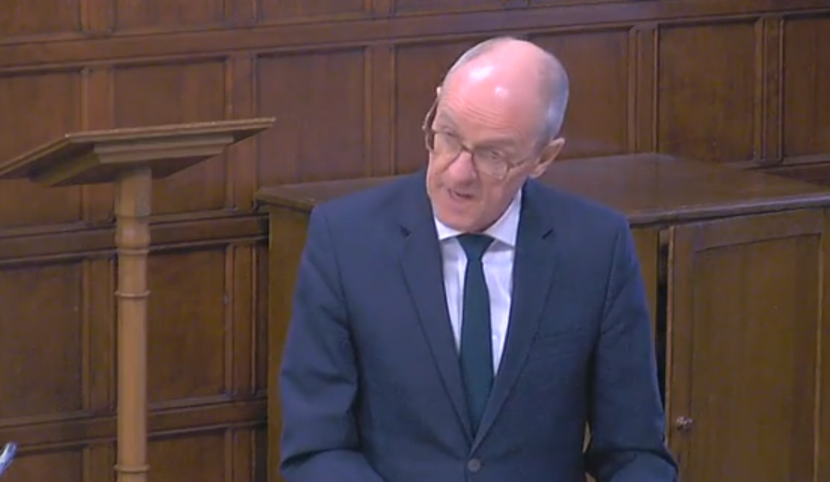 Education minister Nick Gibb speaking in a Westminster Hall debate