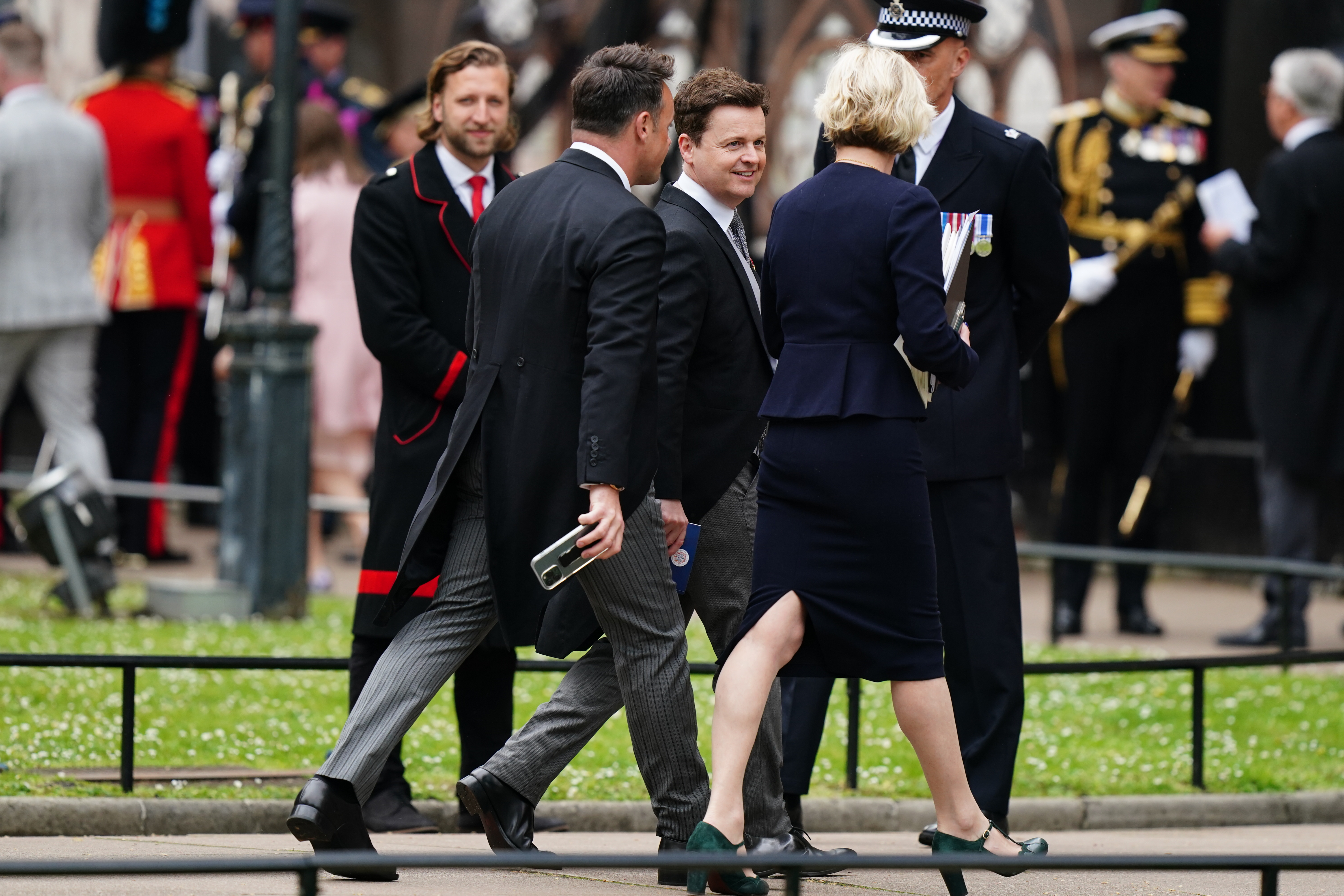 Ant McPartlin (left) and Declan Donnelly (centre) 