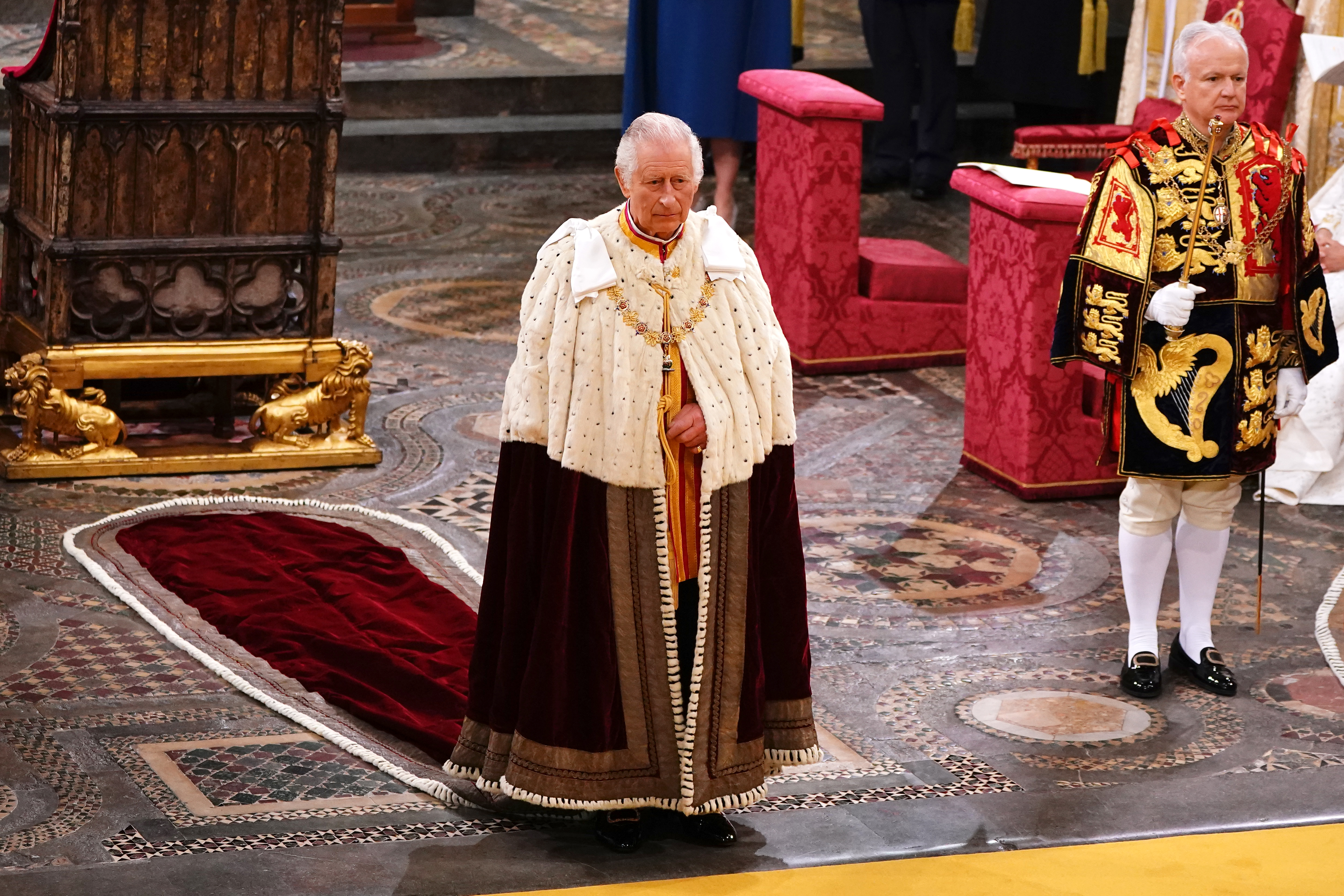 Charles during his coronation