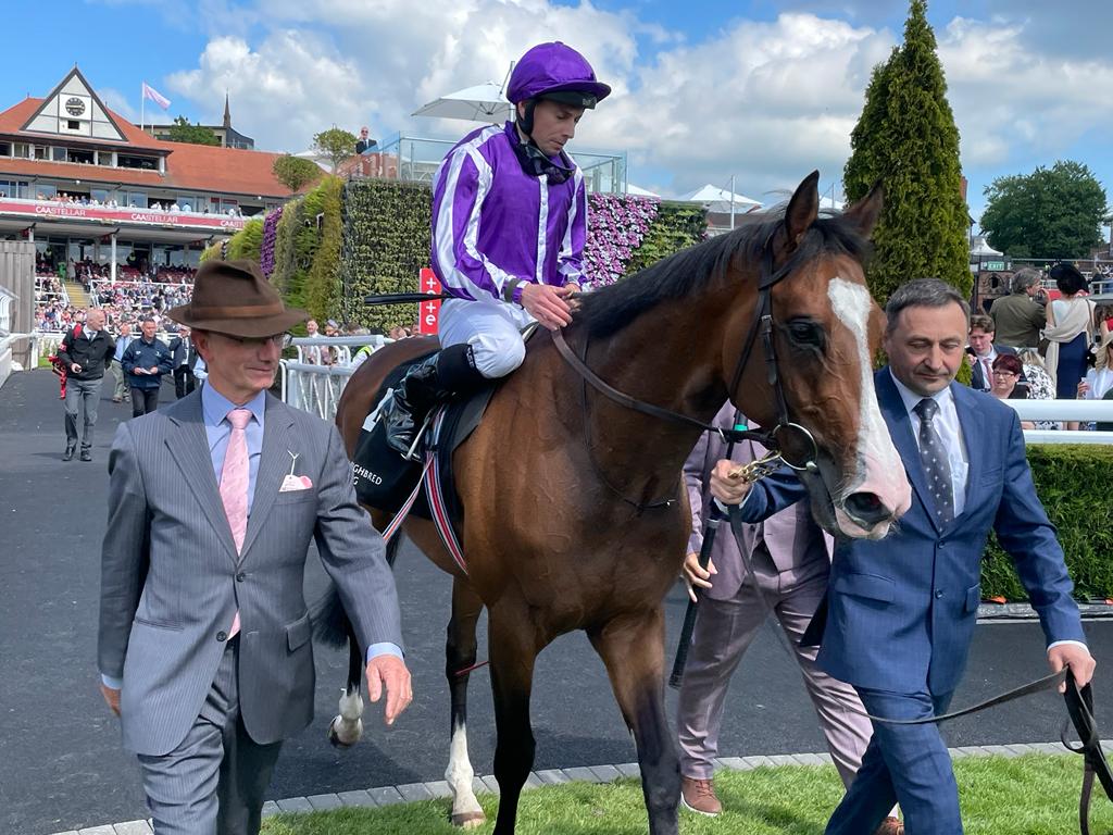 Point Lonsdale after winning the Huxley Stakes at Chester