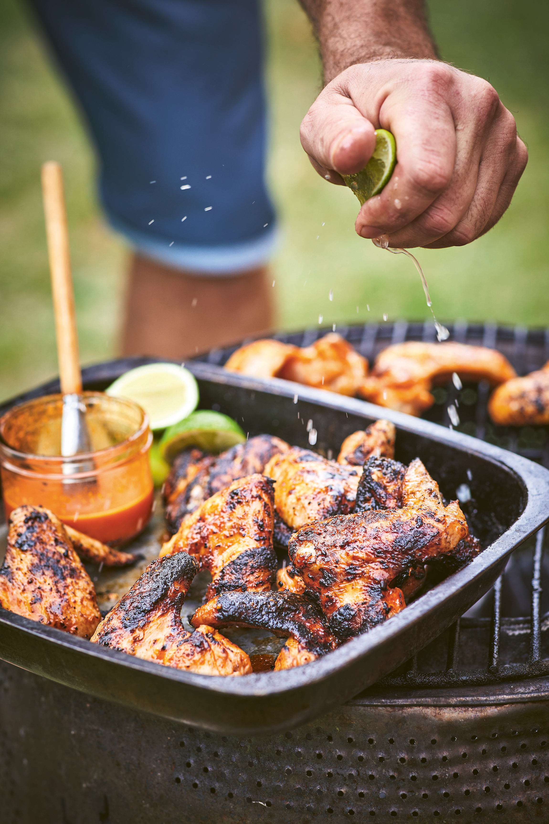 Coconut hot wings from The DIY BBQ Cookbook
