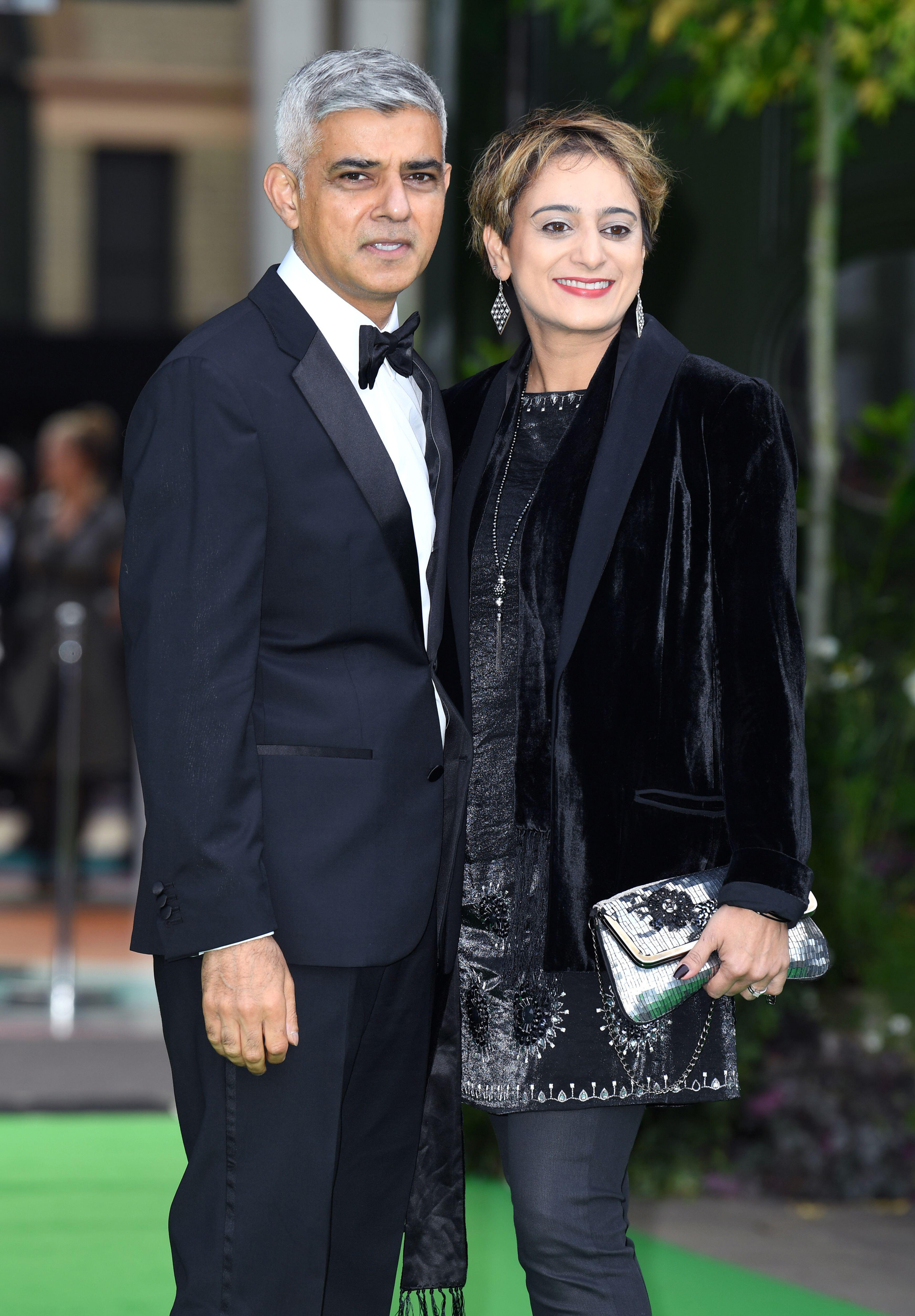 Sadiq Khan and his wife, Saadiya (Alamy/PA)