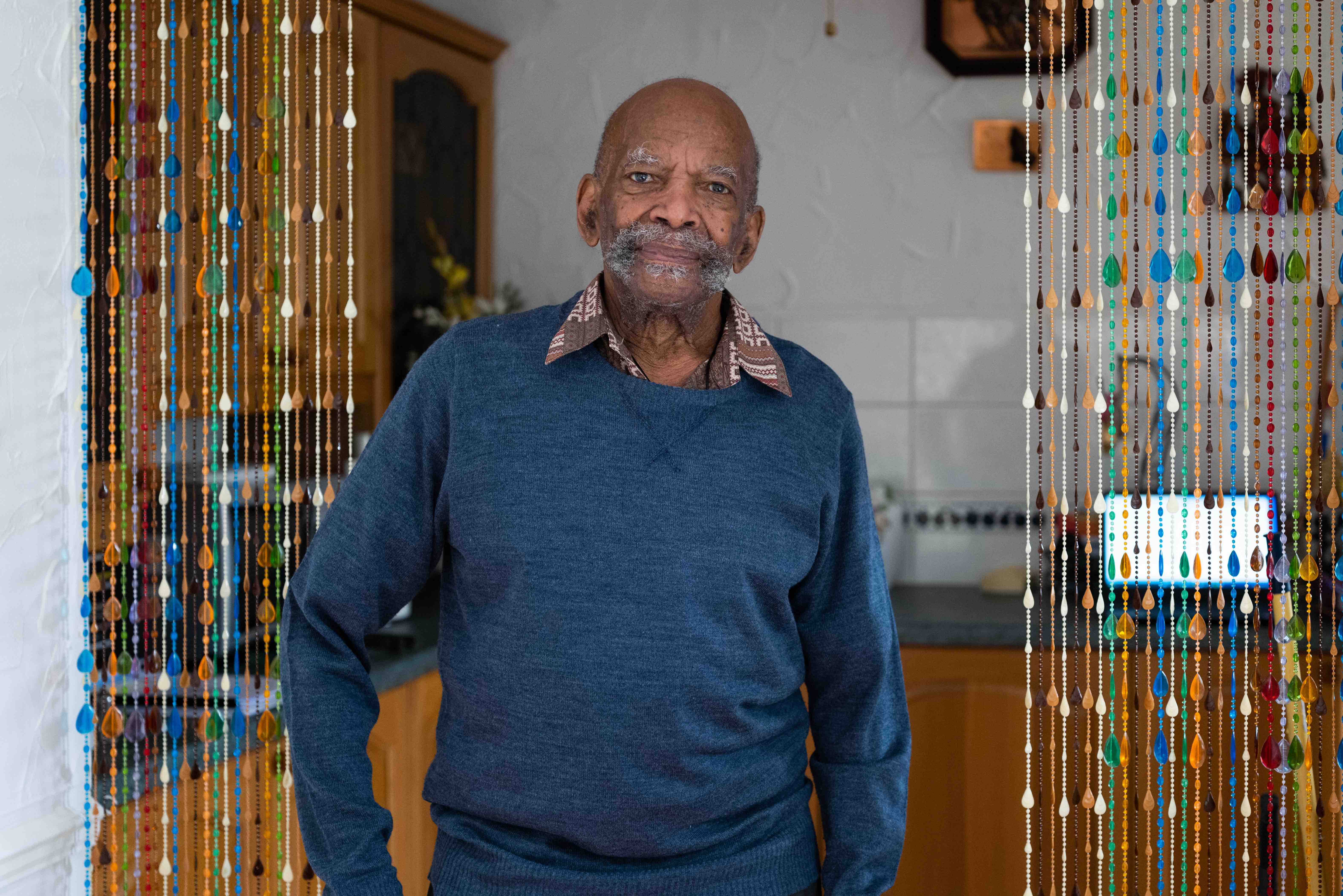 Alford Gardner, 97, who was born in Jamaica and came to the UK on the Empire Windrush (Windrush: A Voyage through the Generations/Jim Grover/PA)