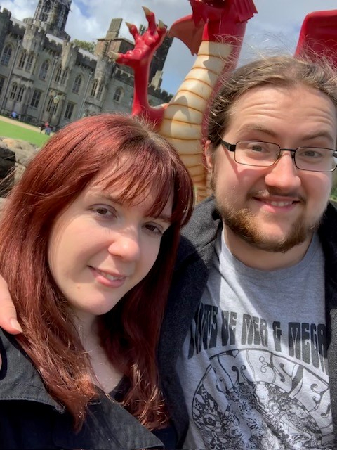 Lewis and Ameila in Cardiff in 2019