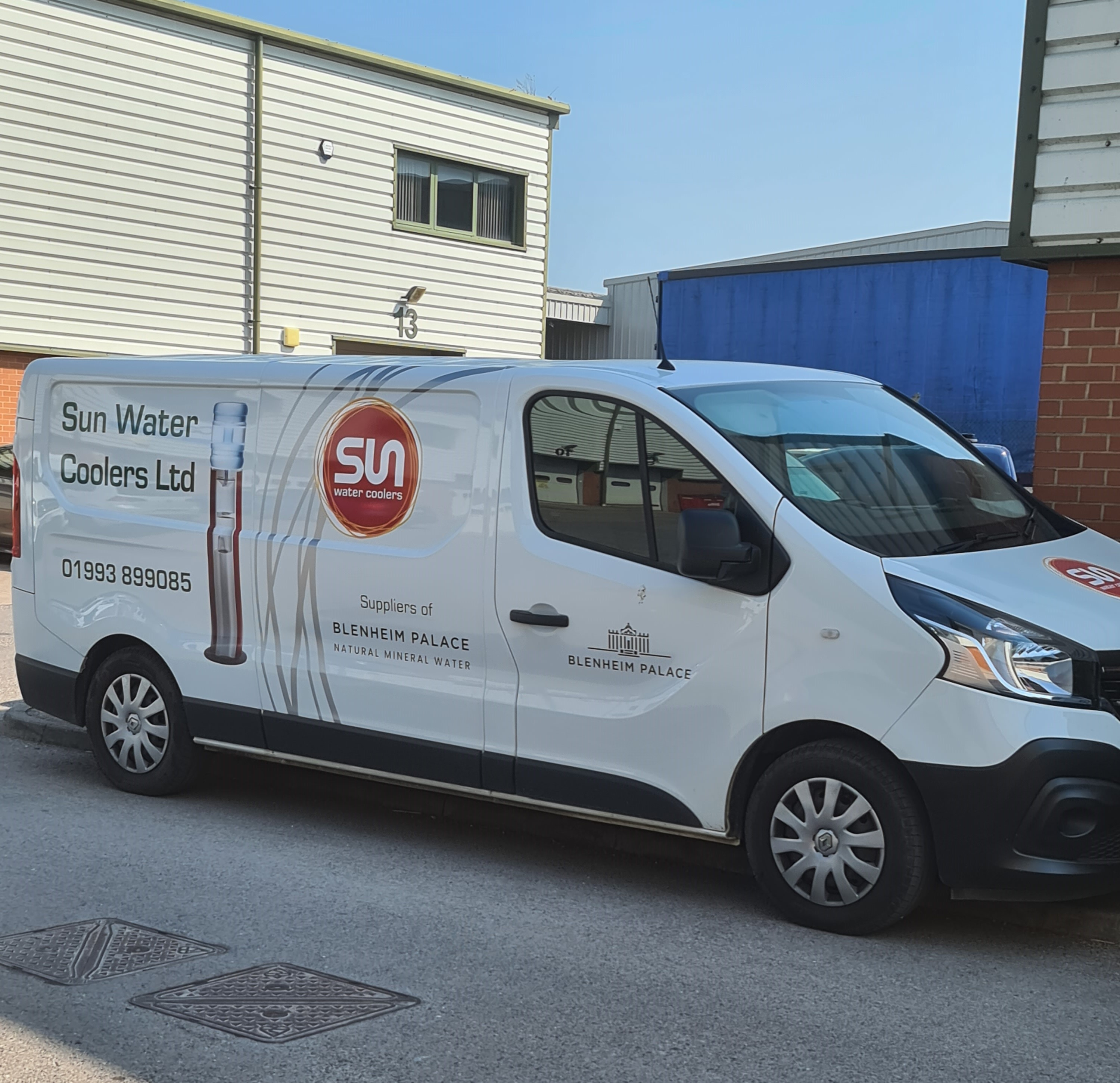 Sun Water Coolers Ltd delivery van