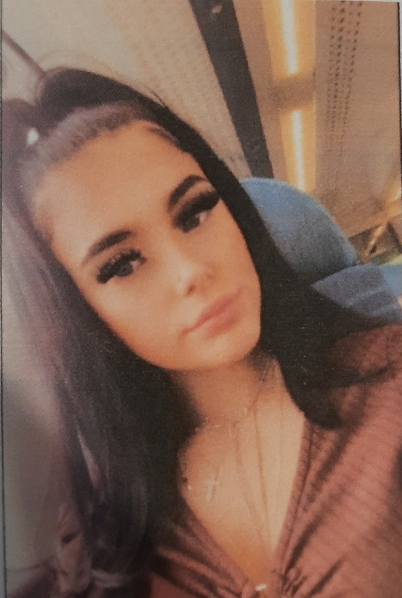 Macey, 15, who is missing from Milton Keynes.