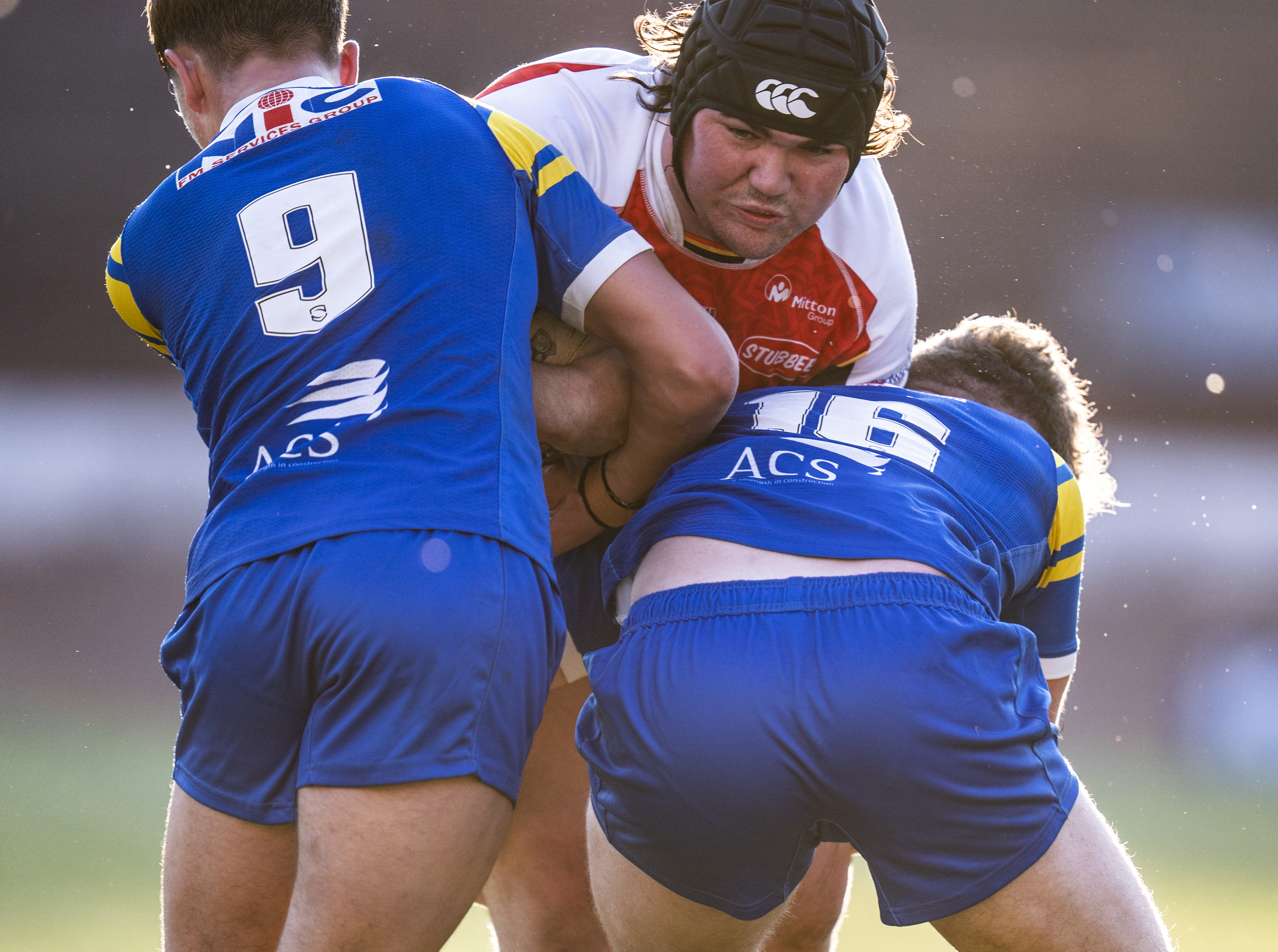 Lewis Hough is tackled