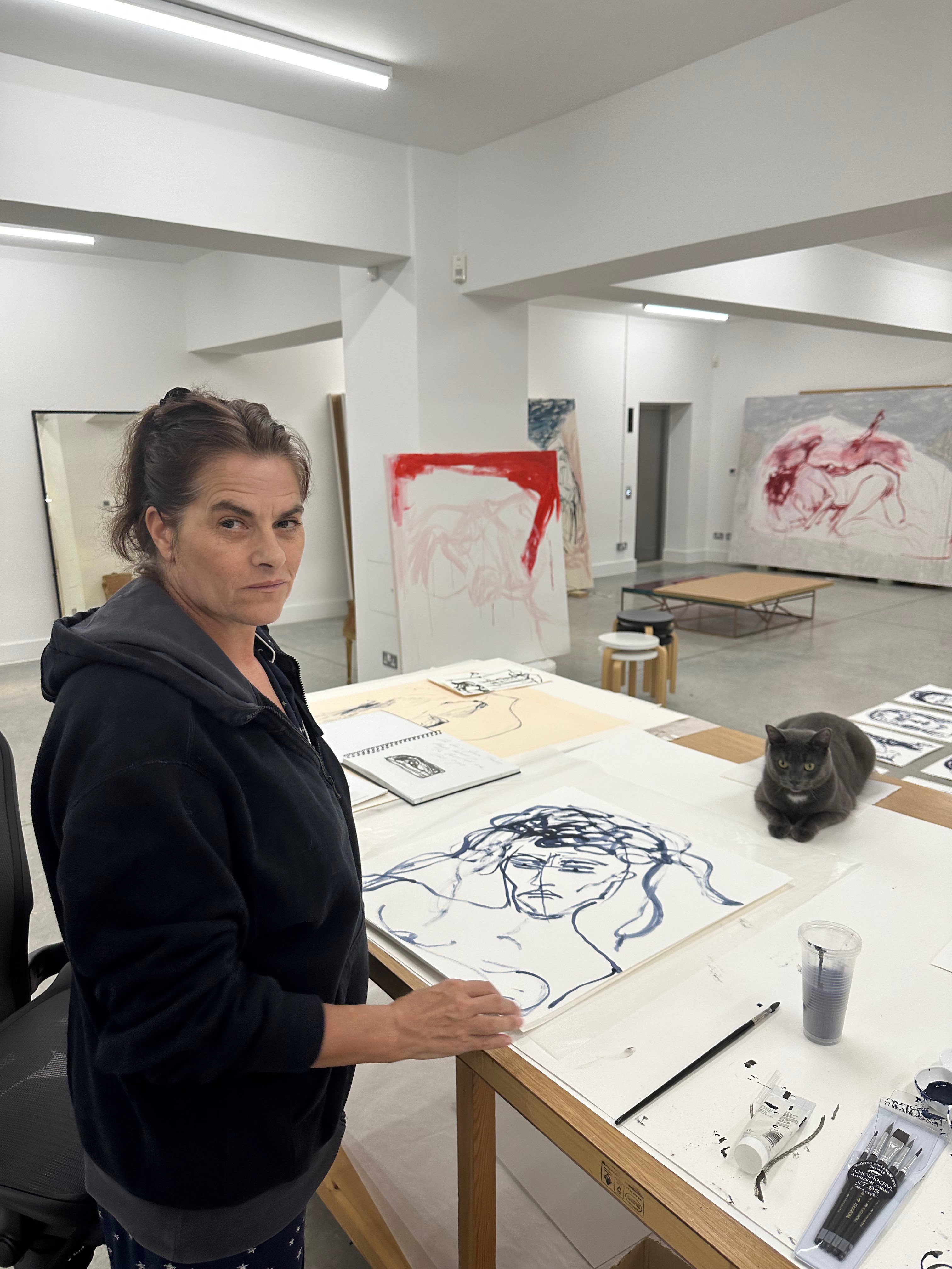 Tracey Emin and her drawings 