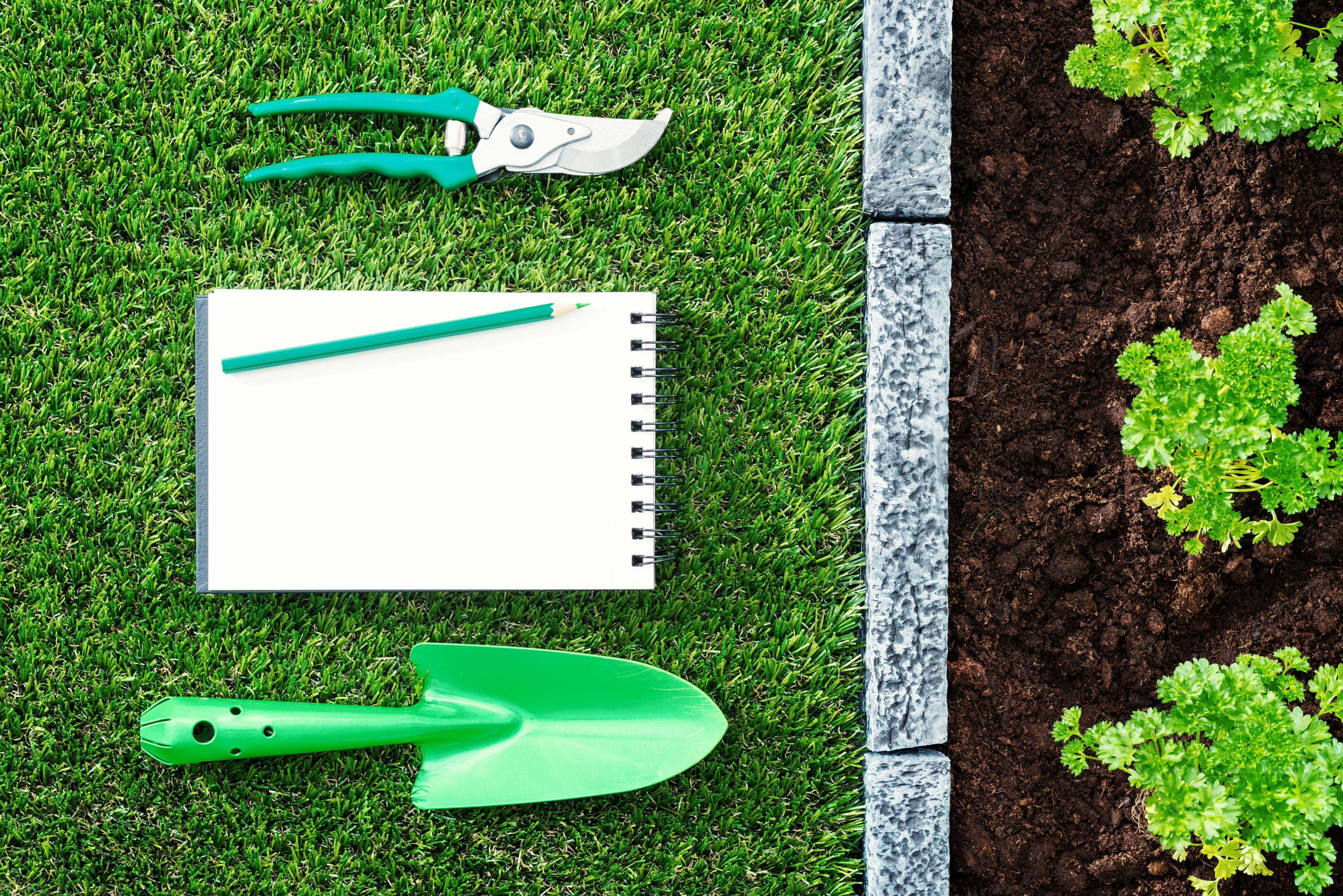 A notebook to make a gardening list (Alamy/PA)