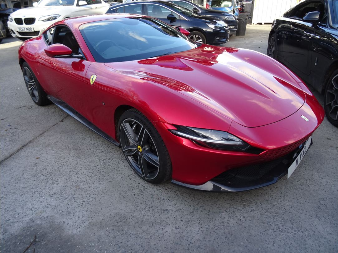 A Ferrari recovered by Essex Police's Stolen Vehicle Intelligence Unit. (Essex Police/ PA)