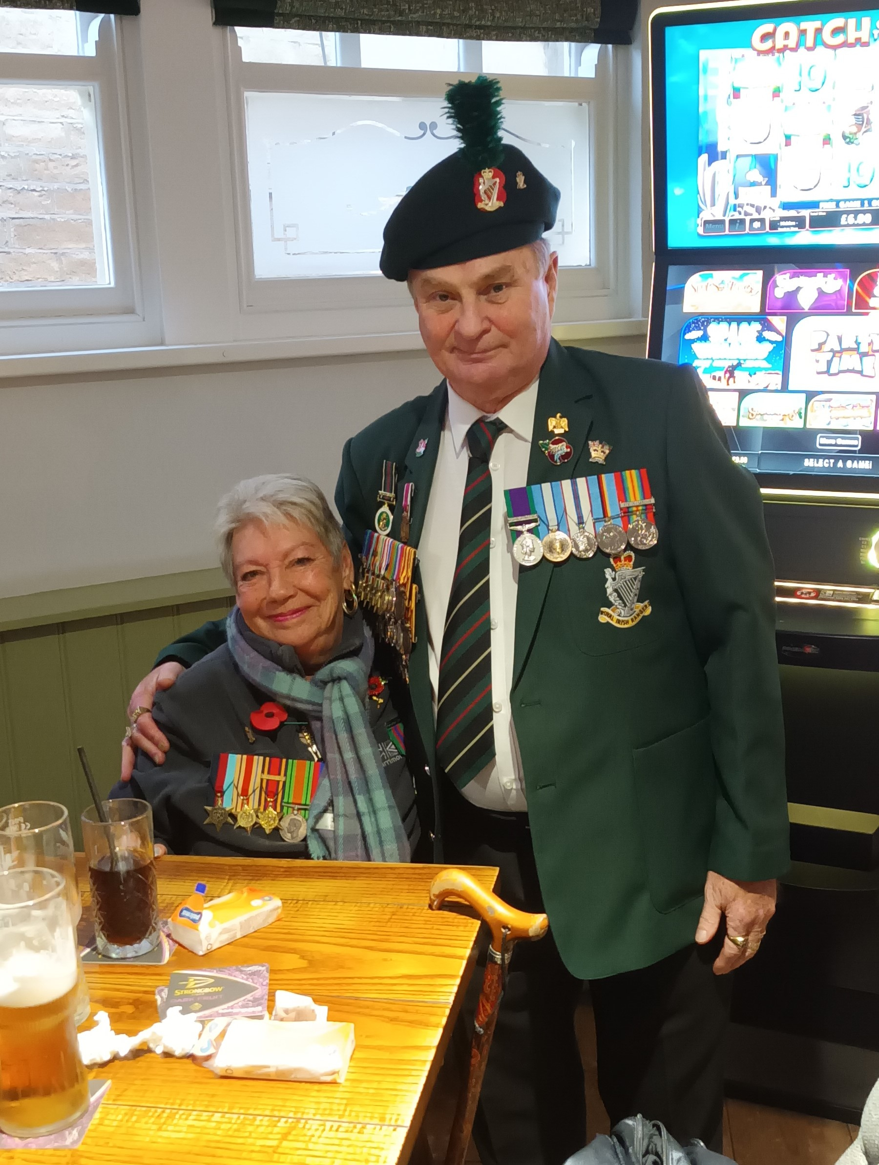 Gerry served 18-years in the British Army