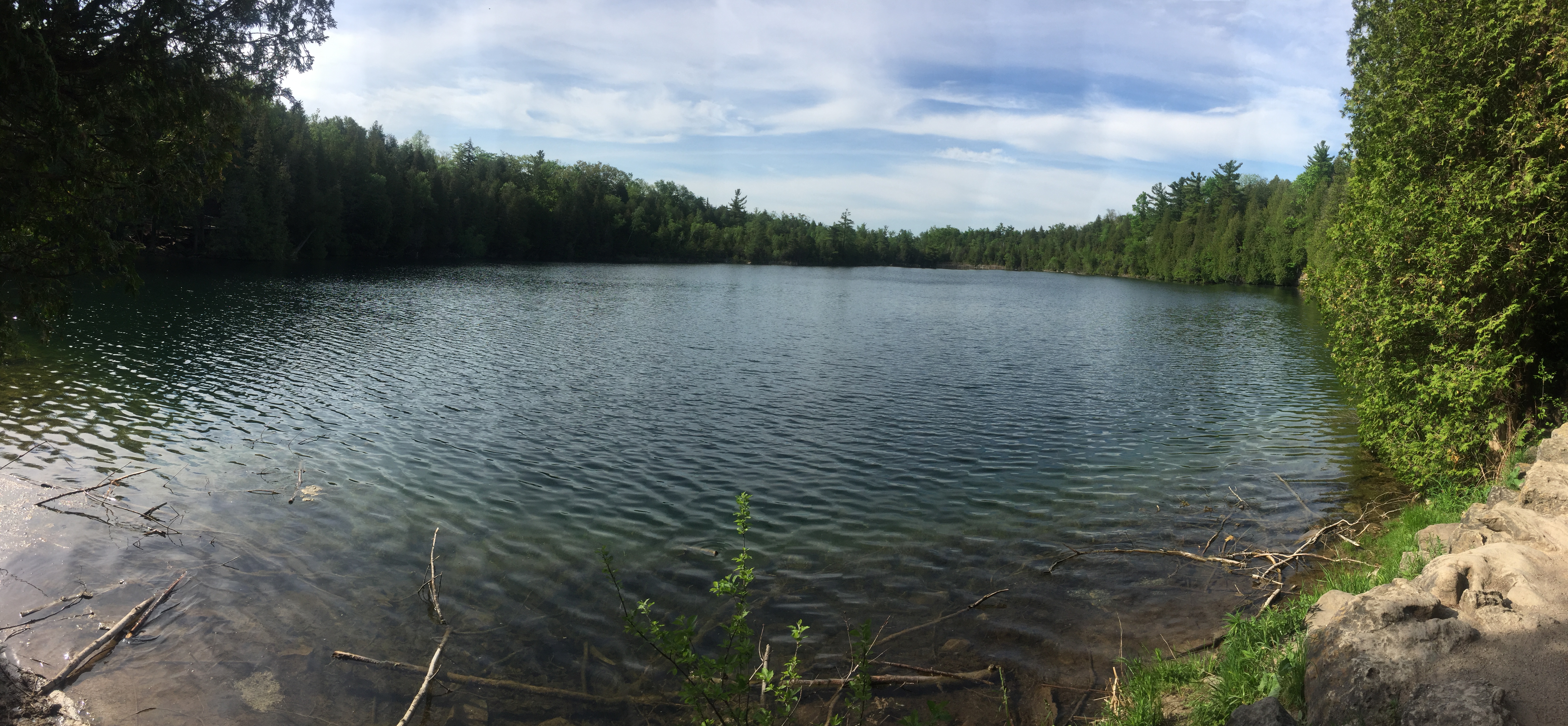 Crawford Lake in Ontario, Canada