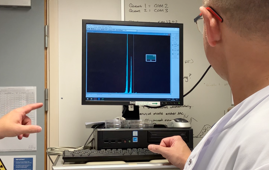 Analysis showing the presence of plutonium in one of the AWG sites 