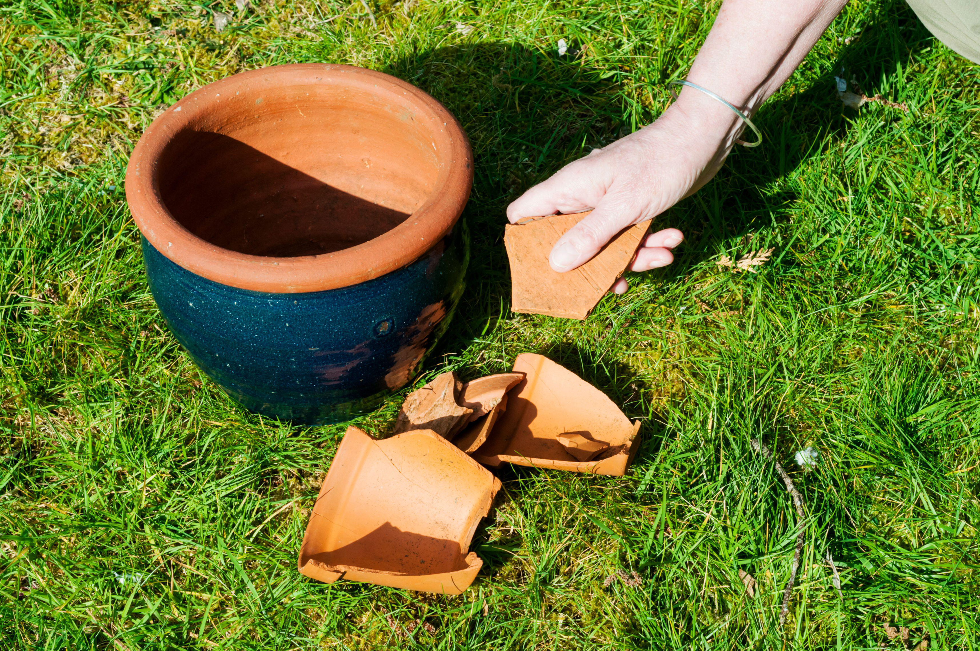 Crocks to go into flower pots for drainage (Alamy/PA)