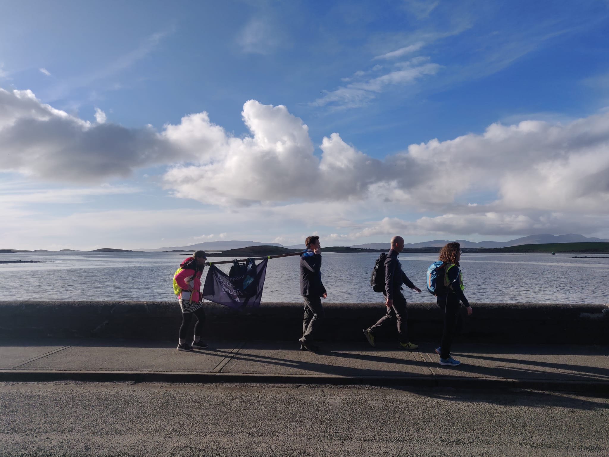 Group walking 