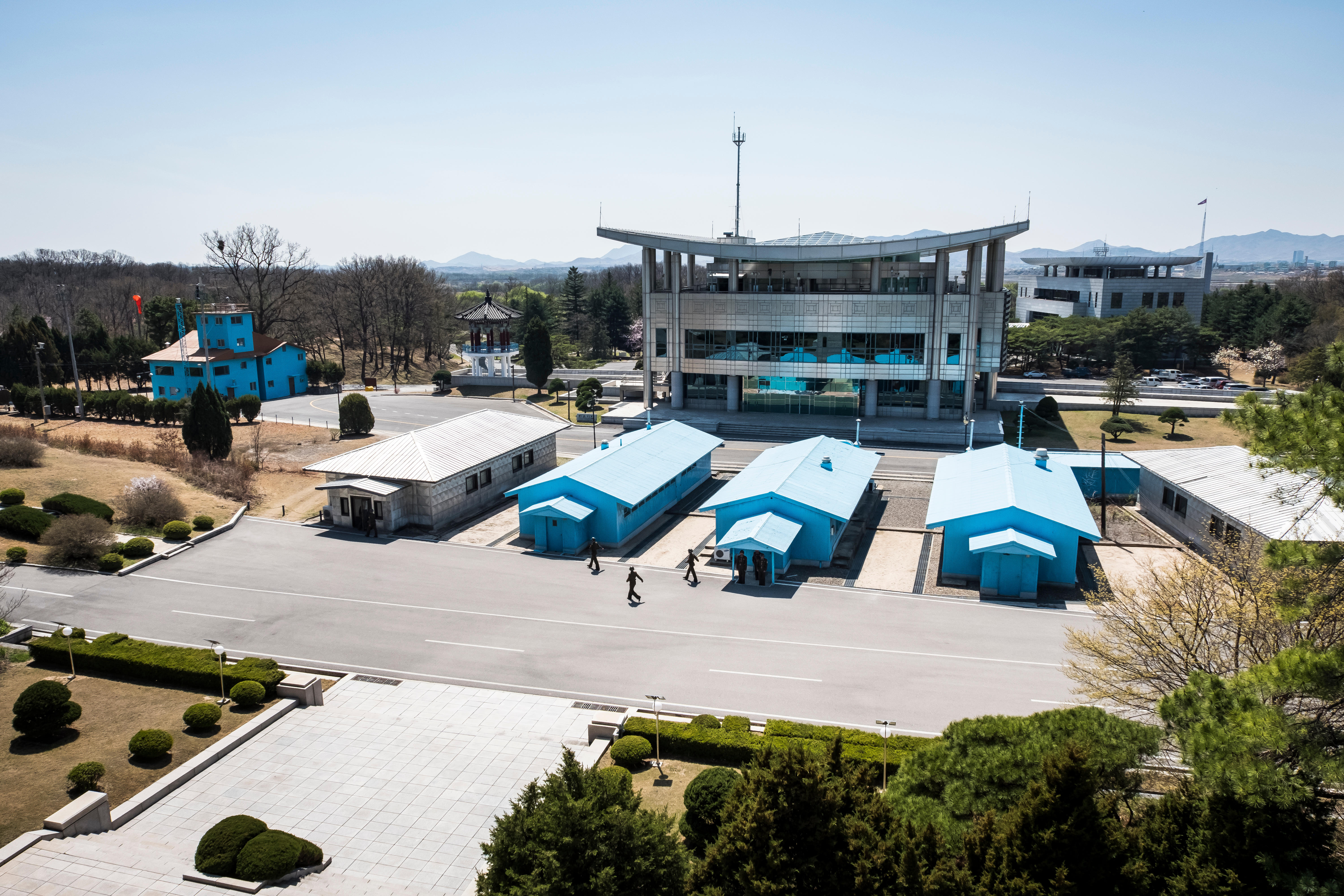 A view from the North Korea side of Pamunjom