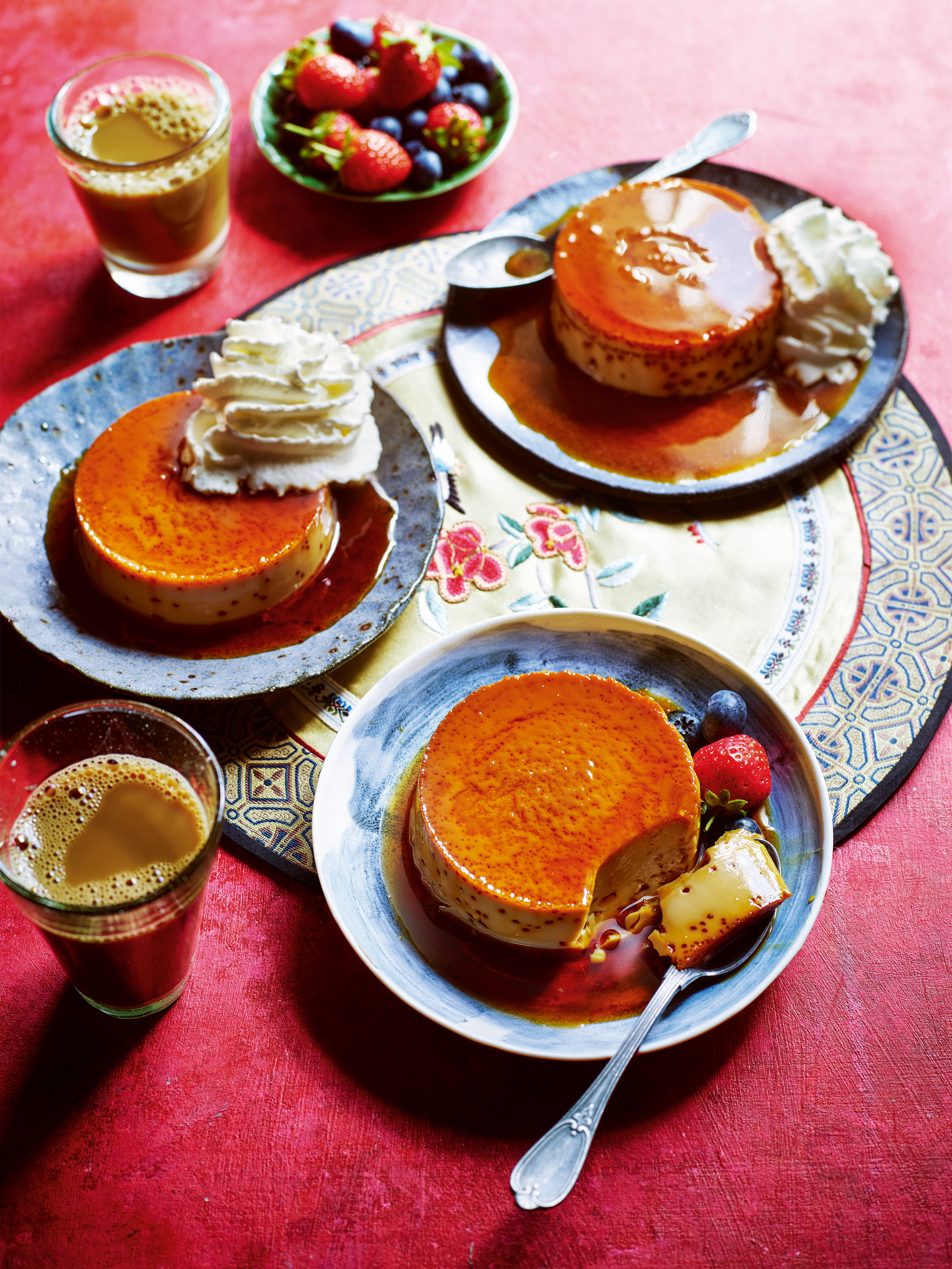 Coffee and coconut flan from Jeremy Pang's School Of Wok: Simple Family Feasts