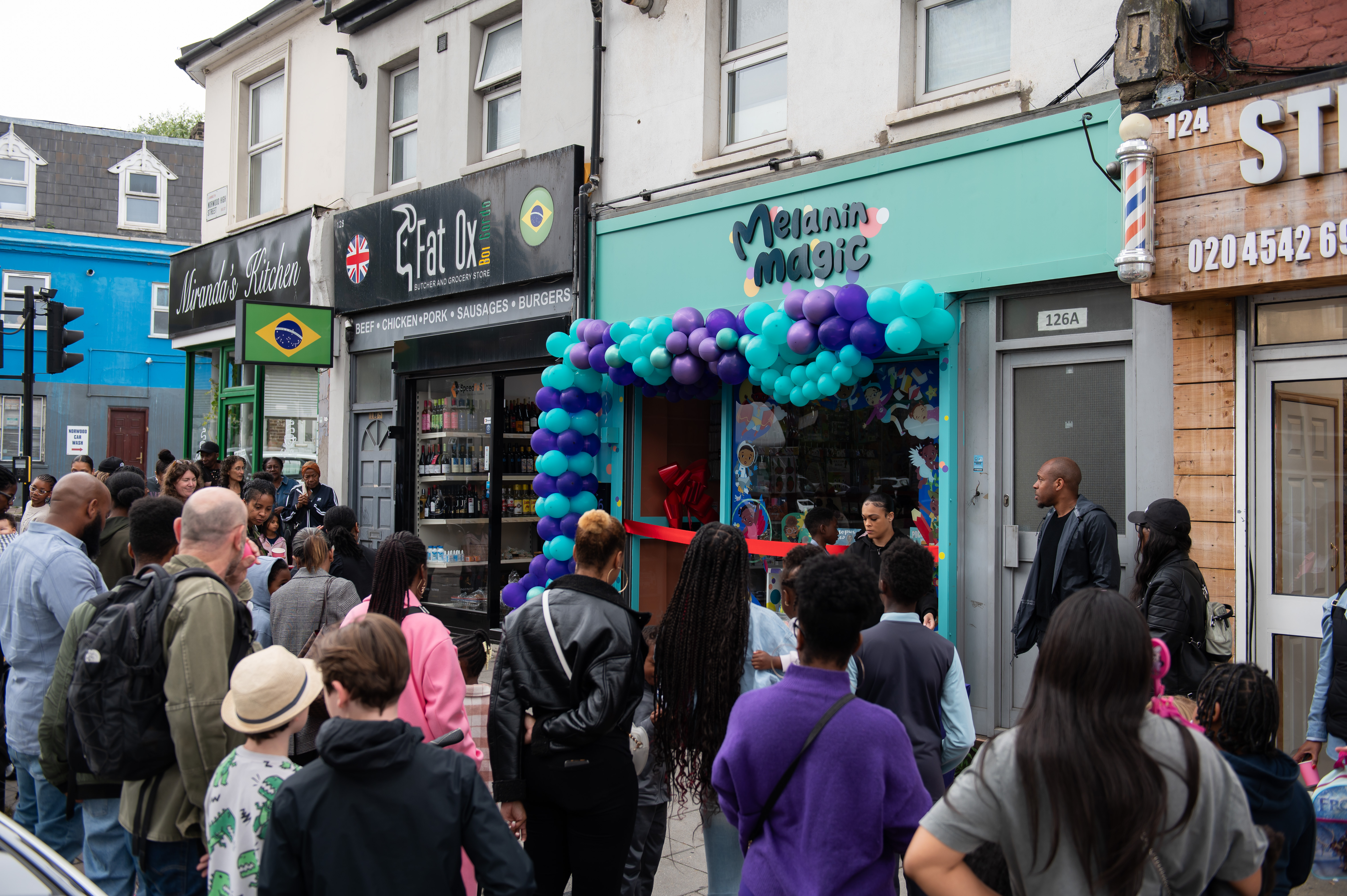 Opening of new black children's bookstore Melanin Magic on Monday 24th July