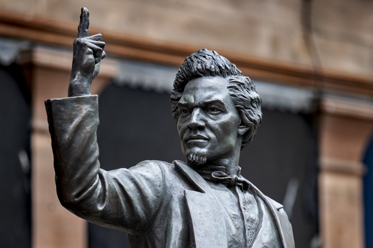 Frederick Douglass statue in Belfast