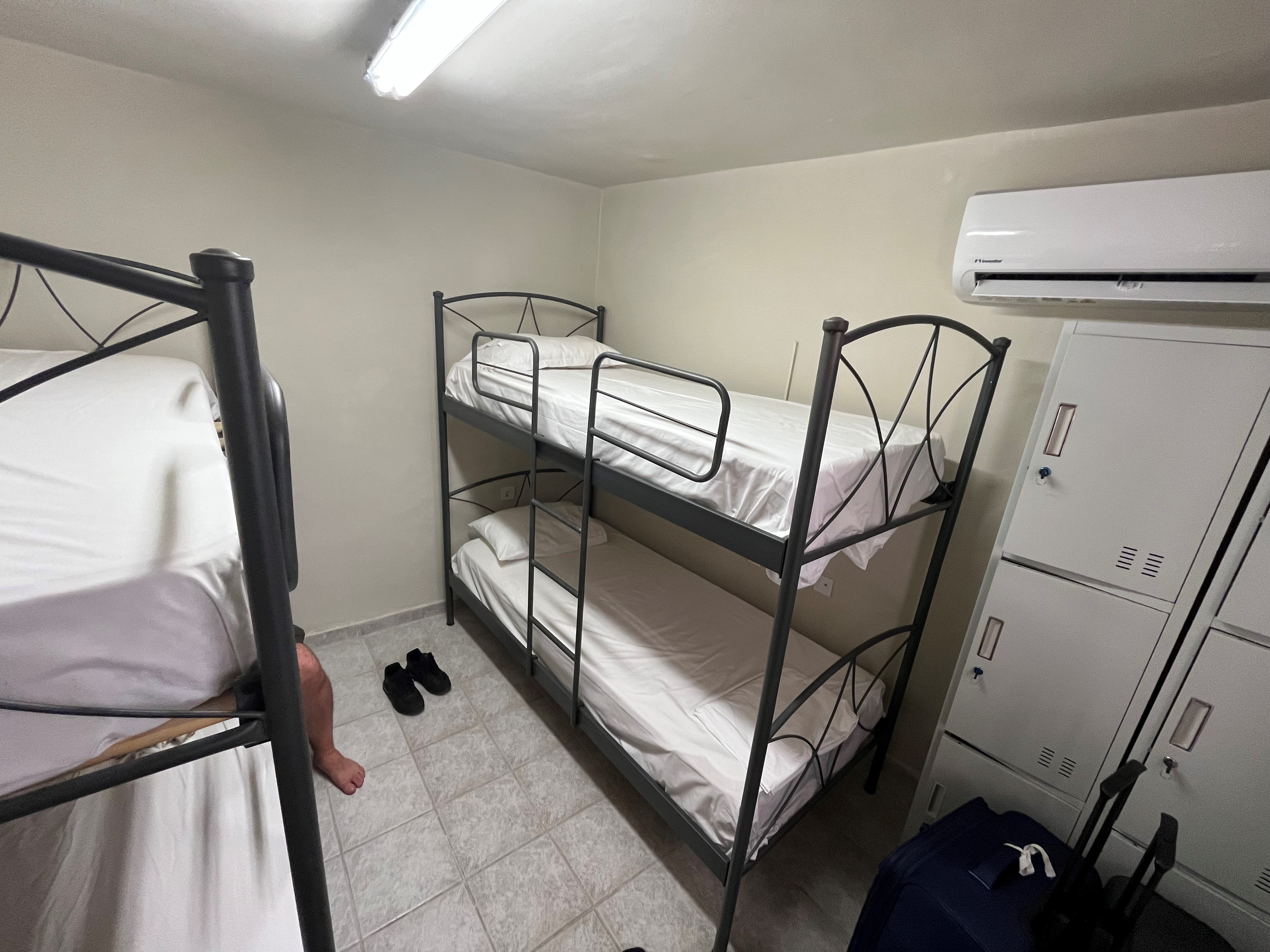 Room in the homeless hostel