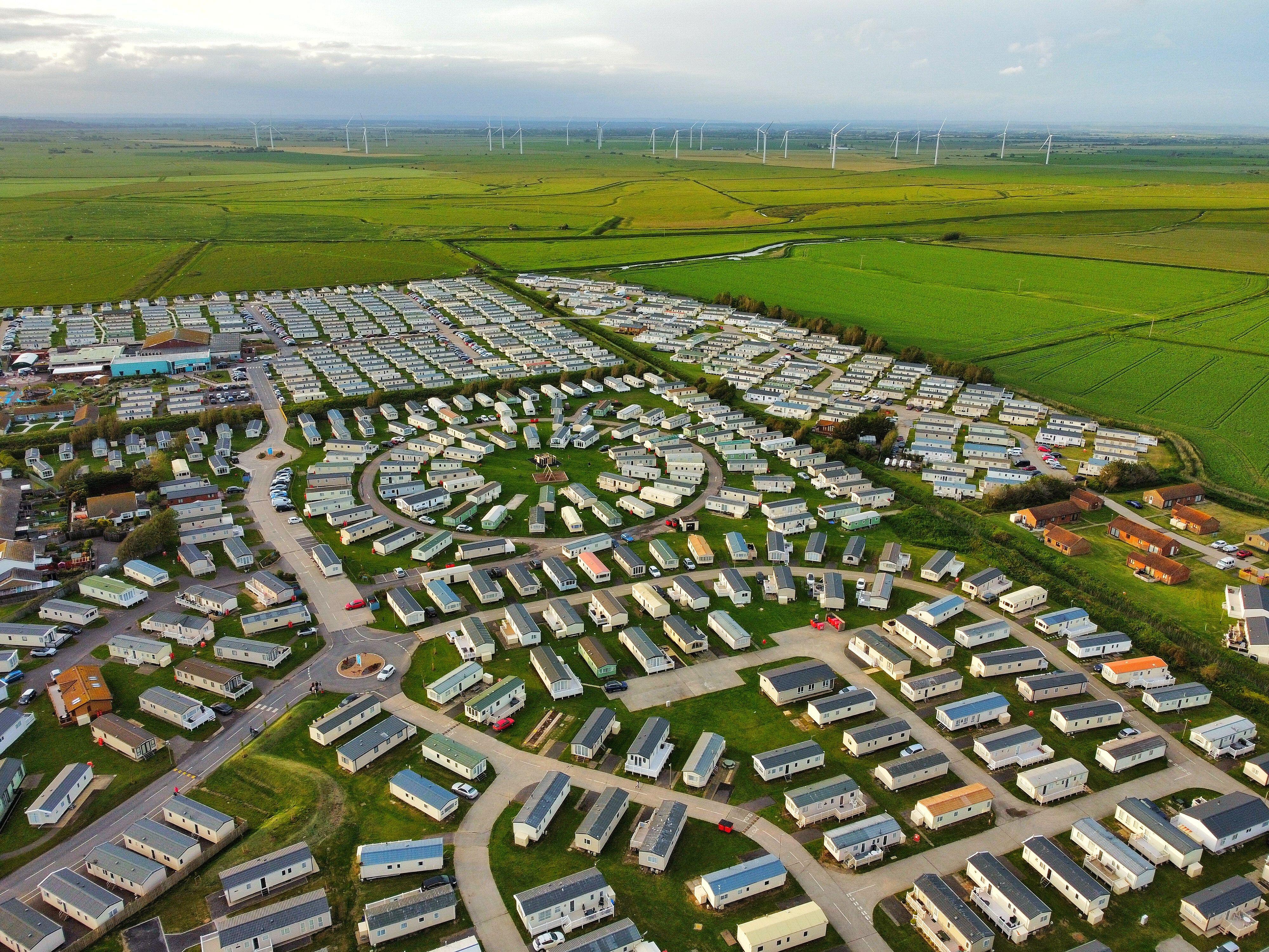 Parkdean Camber Sands in East Sussex. (ResilienceUAV / Alamy Stock Photo)