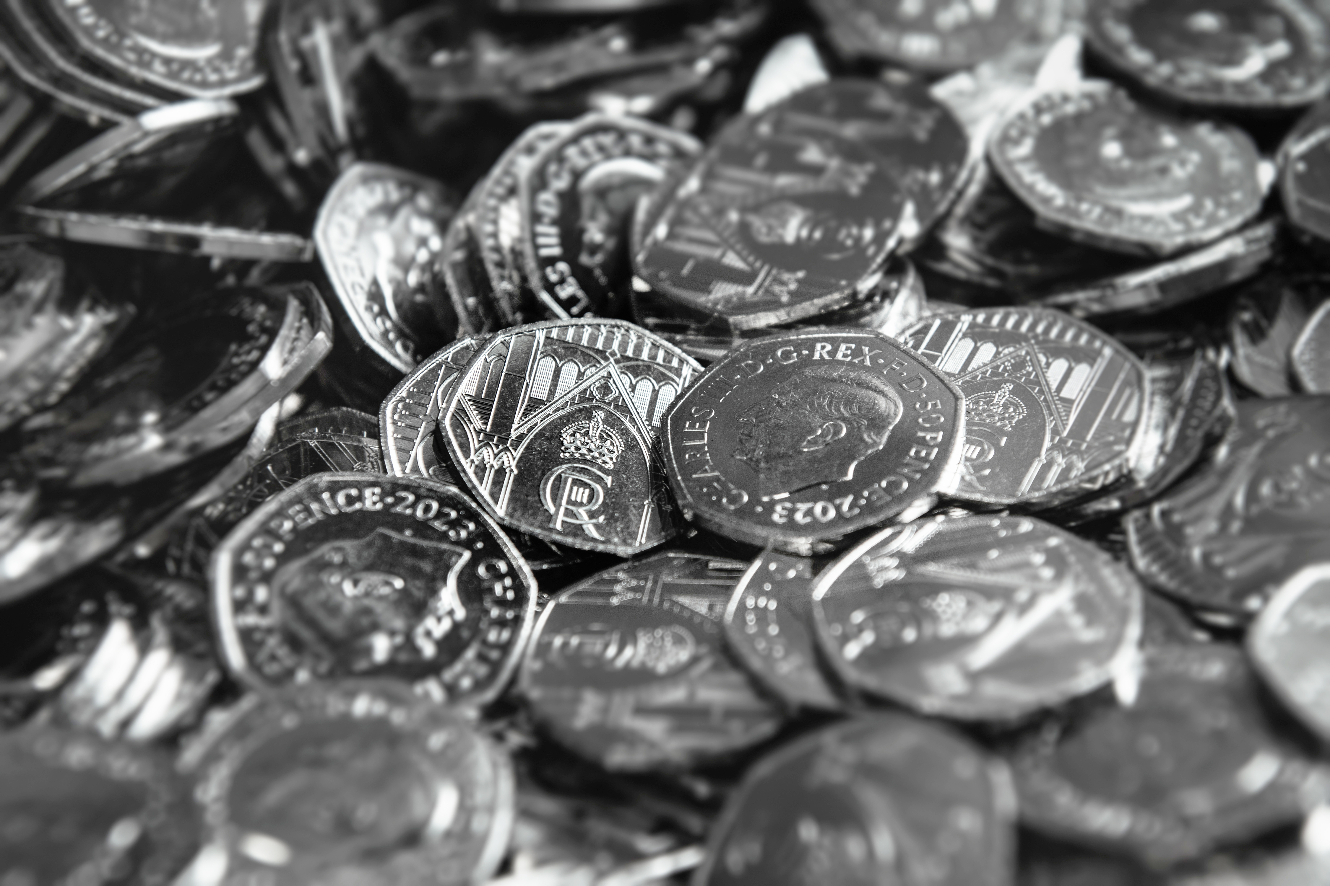 Royal Mint 50p coins