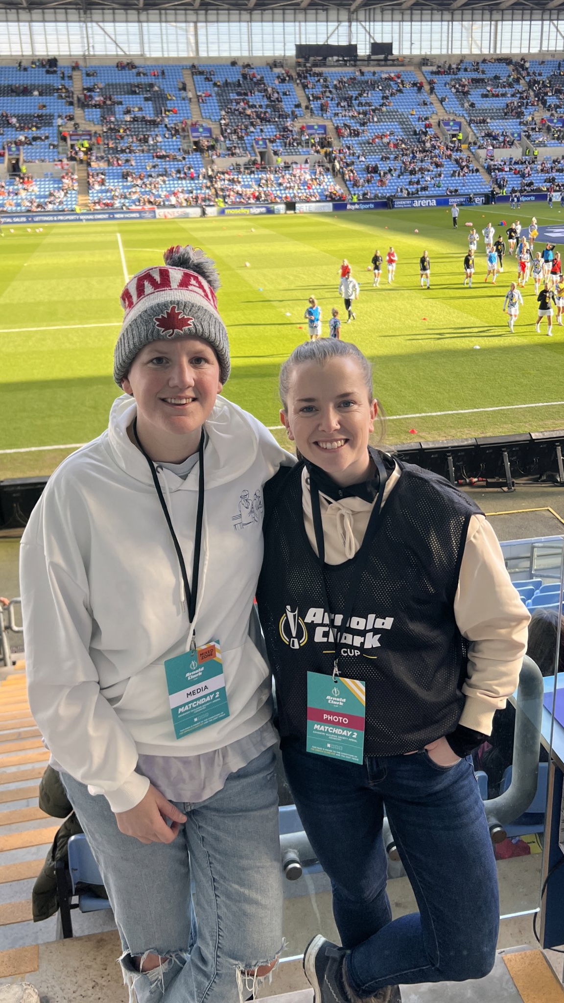 Rachel O’Sullivan (right) and Sophie Downey were inspired by the 2012 Olympics