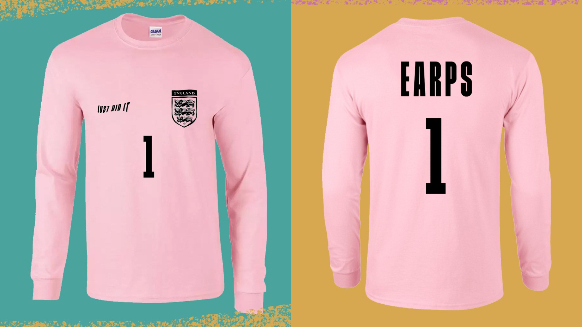 The front and back Alcopop's replica of Mary Earps shirt
