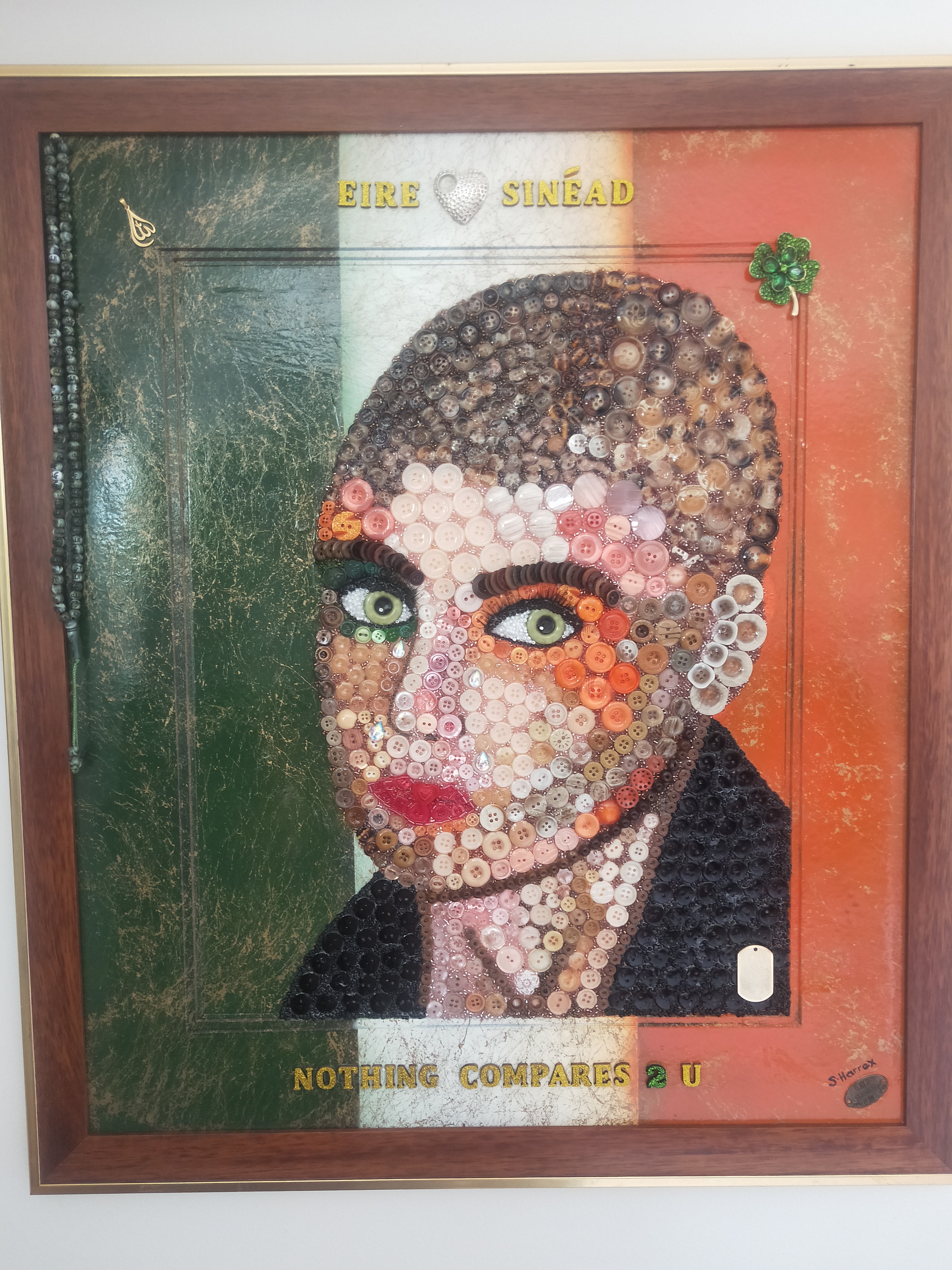 Mrs Harrex's depiction of Sinead O'Connor