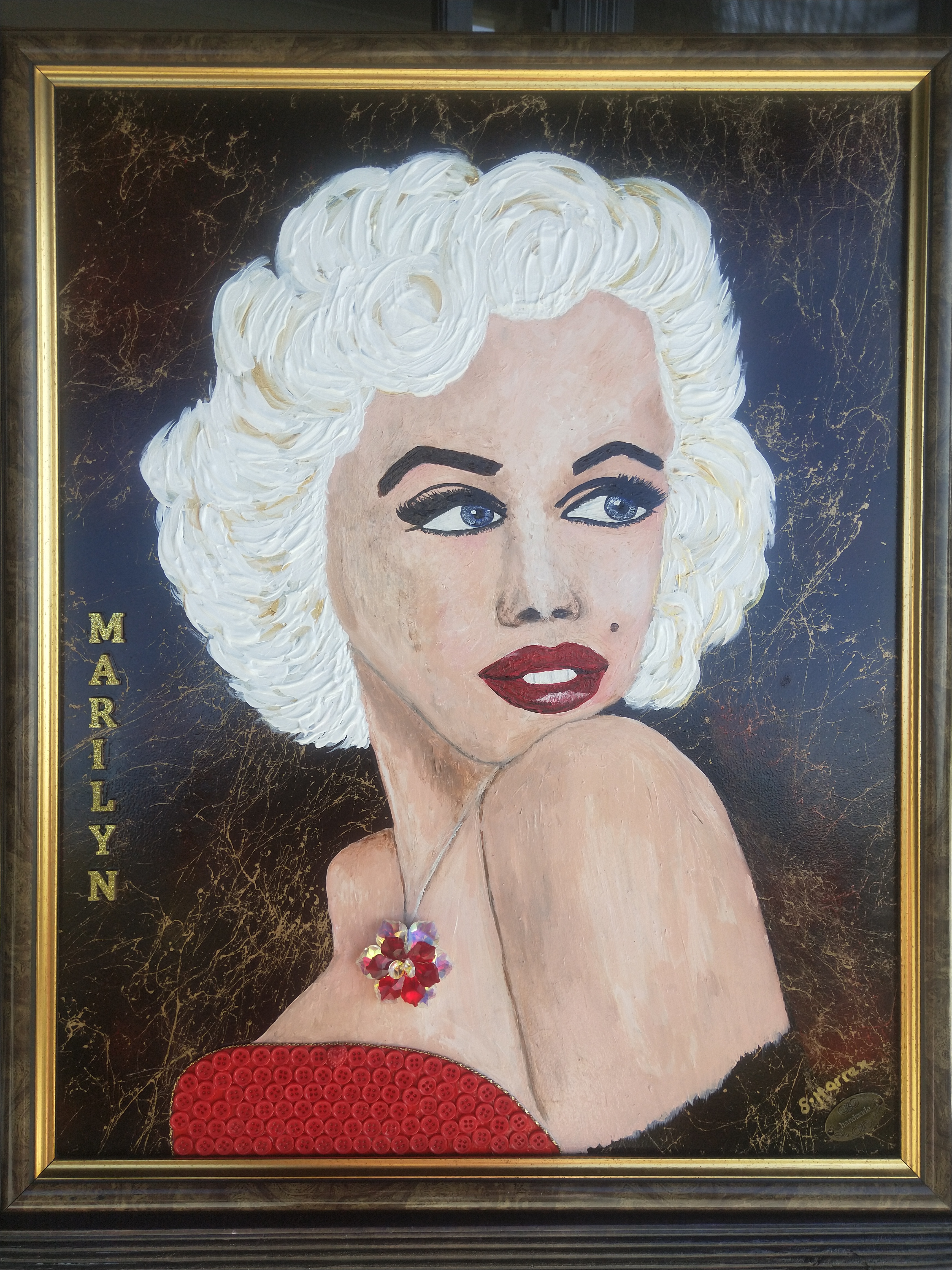 Mrs Harrex's depiction of Marilyn Monroe