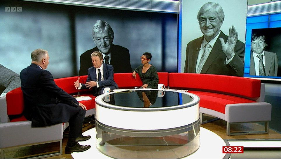 Mike Parkinson on BBC Breakfast