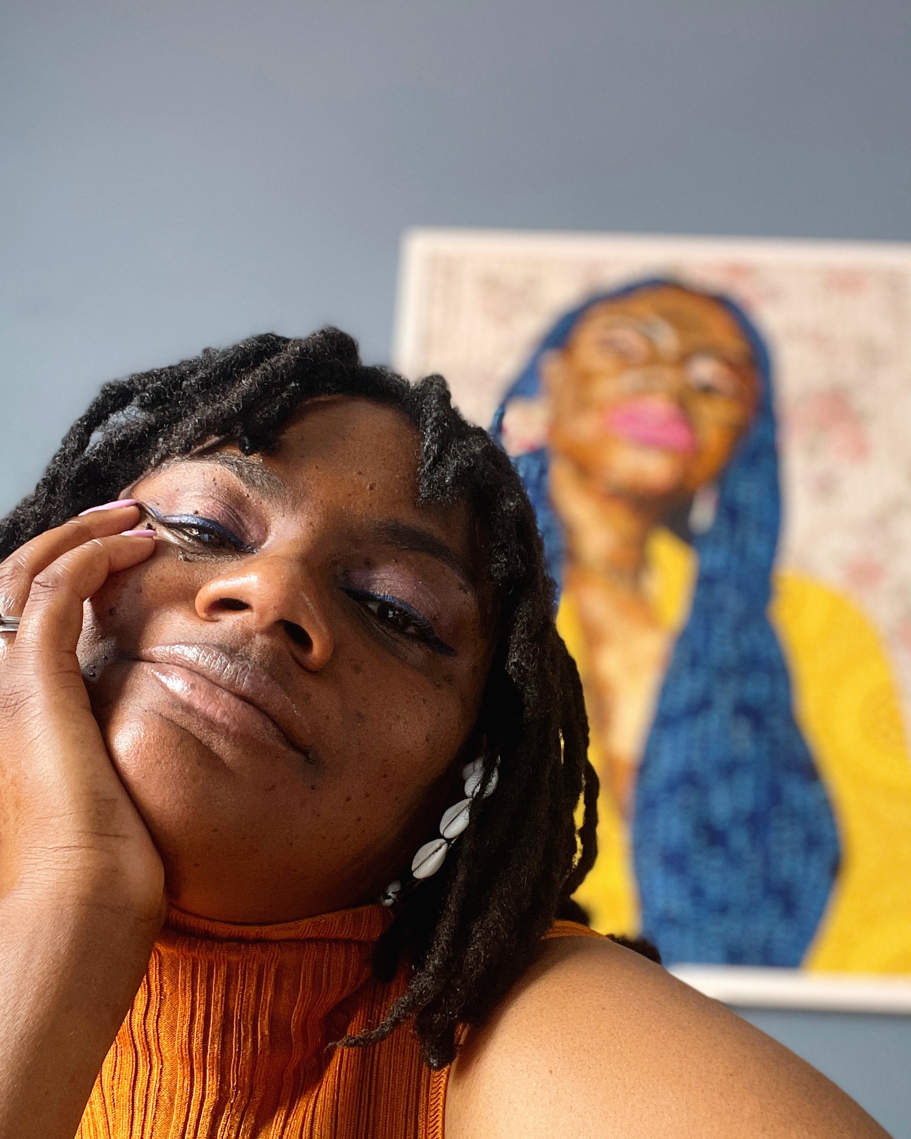 Photo of artist Yvadney Davis, 42