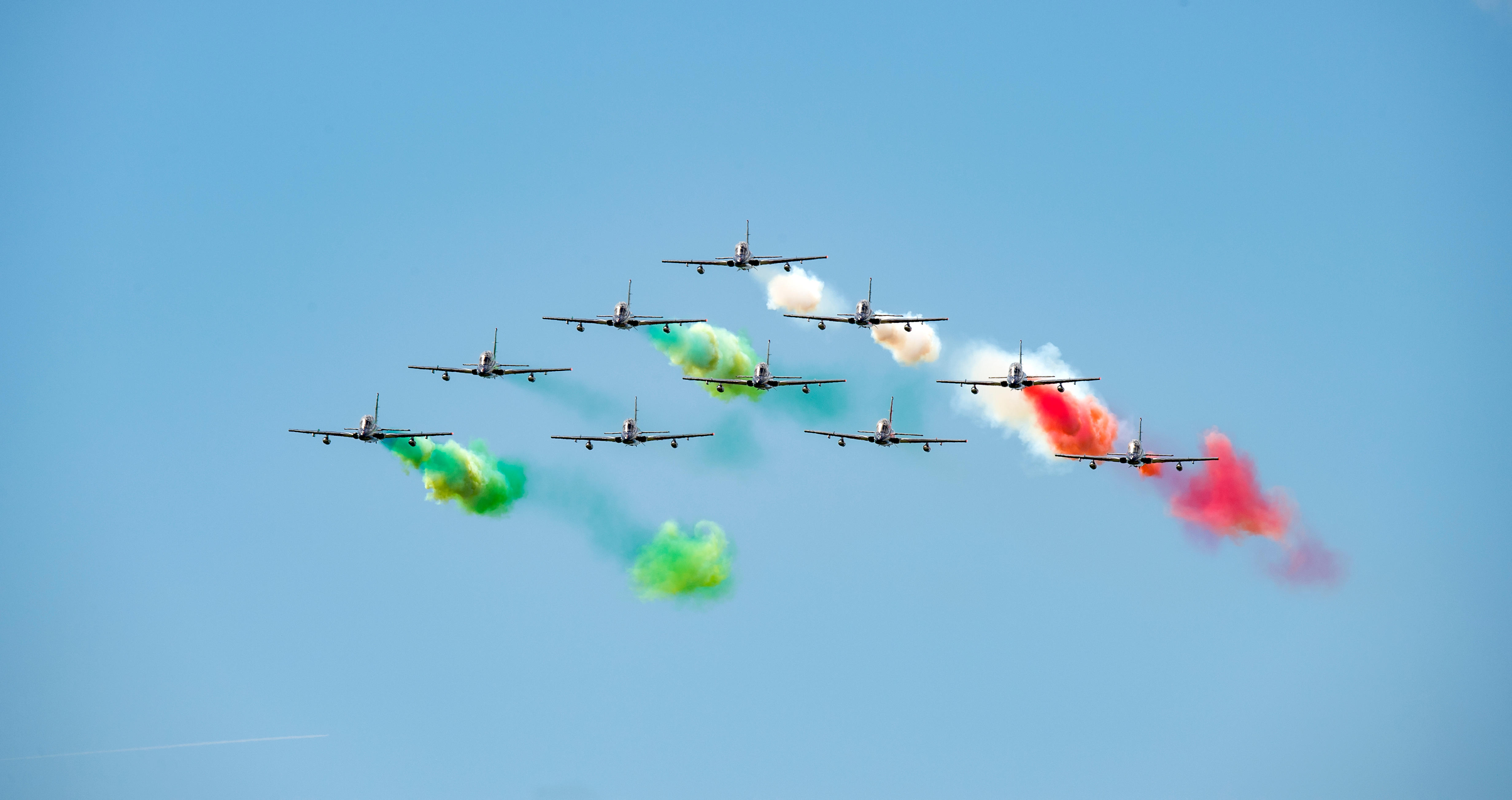 A display by Frecce Tricolori